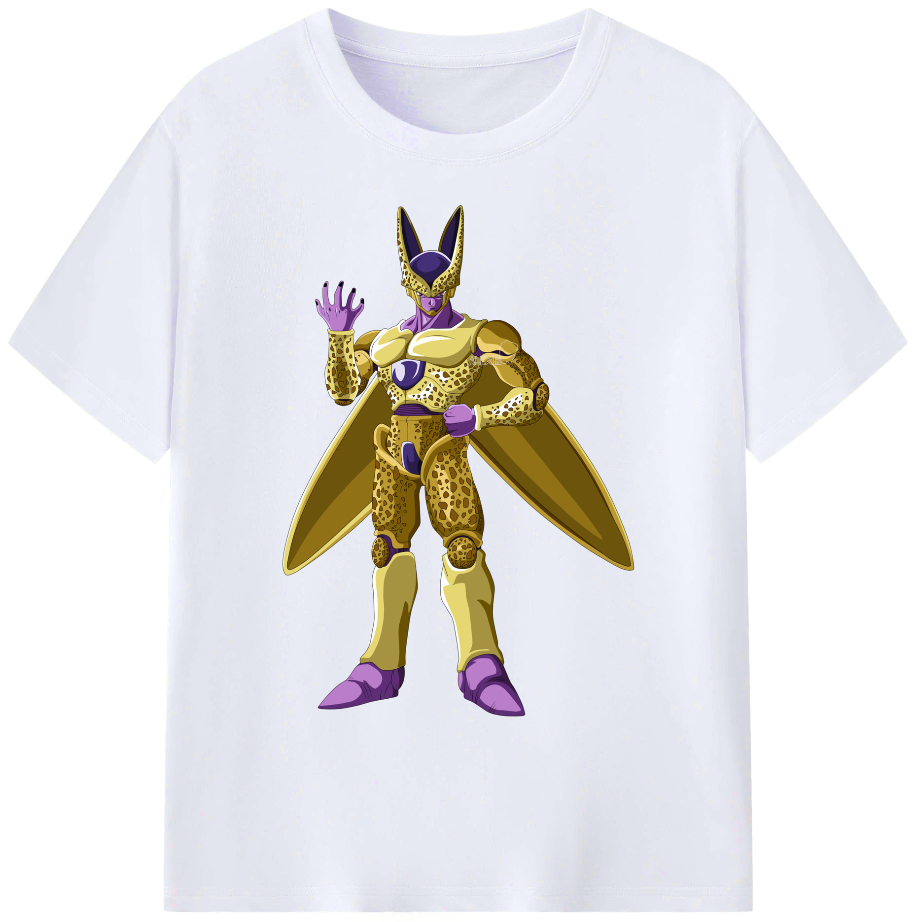 （画像用） ドラゴンボール セル DRAGON BALL Cell 綿100％ メンズ半袖Tシャツ｜肌触りやわらか＆通気性