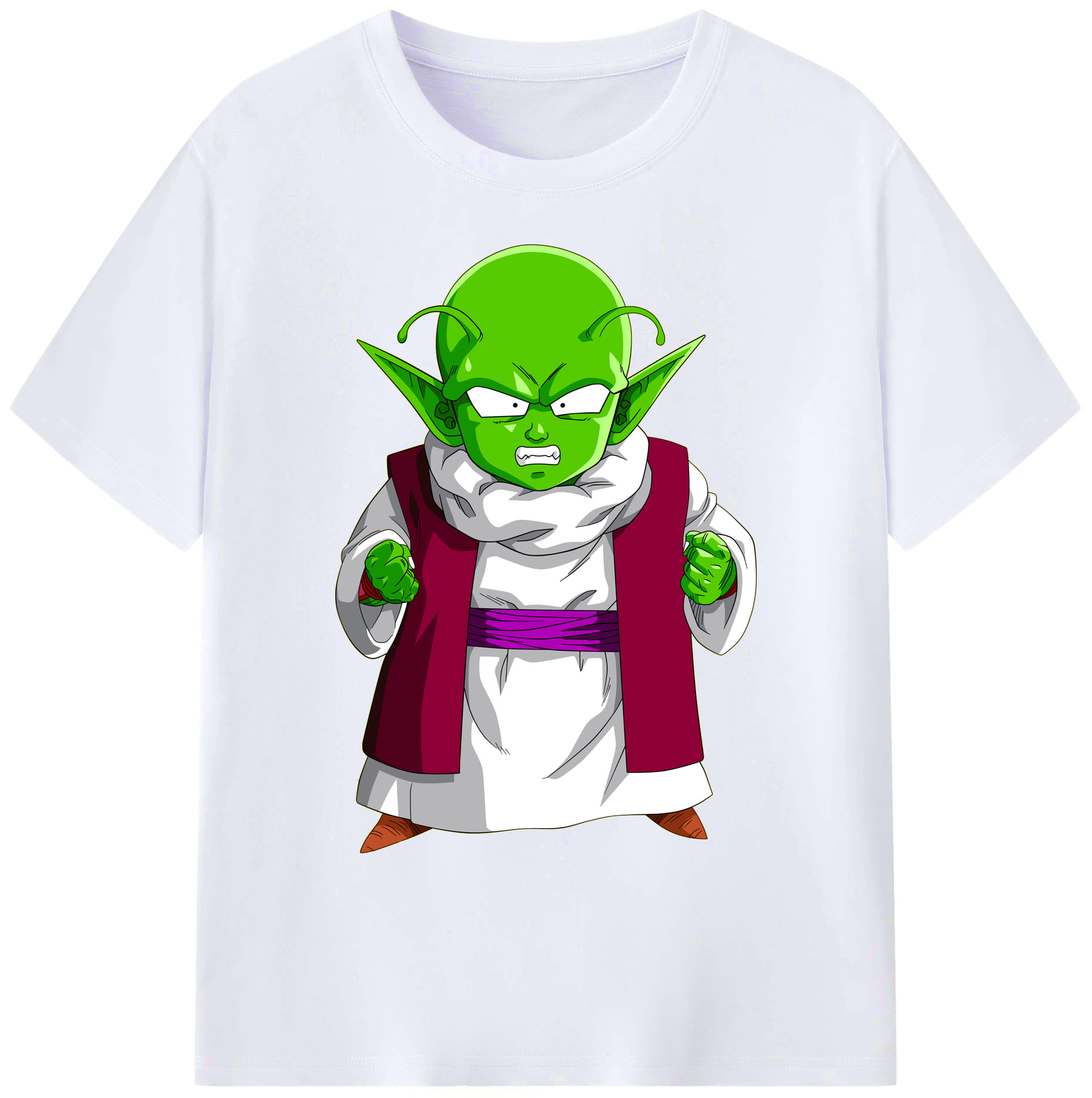 （画像用） ドラゴンボール ピッコロ DRAGON BALL Piccolo 綿100％ メンズ半袖Tシャツ｜肌触りやわらか＆通気性