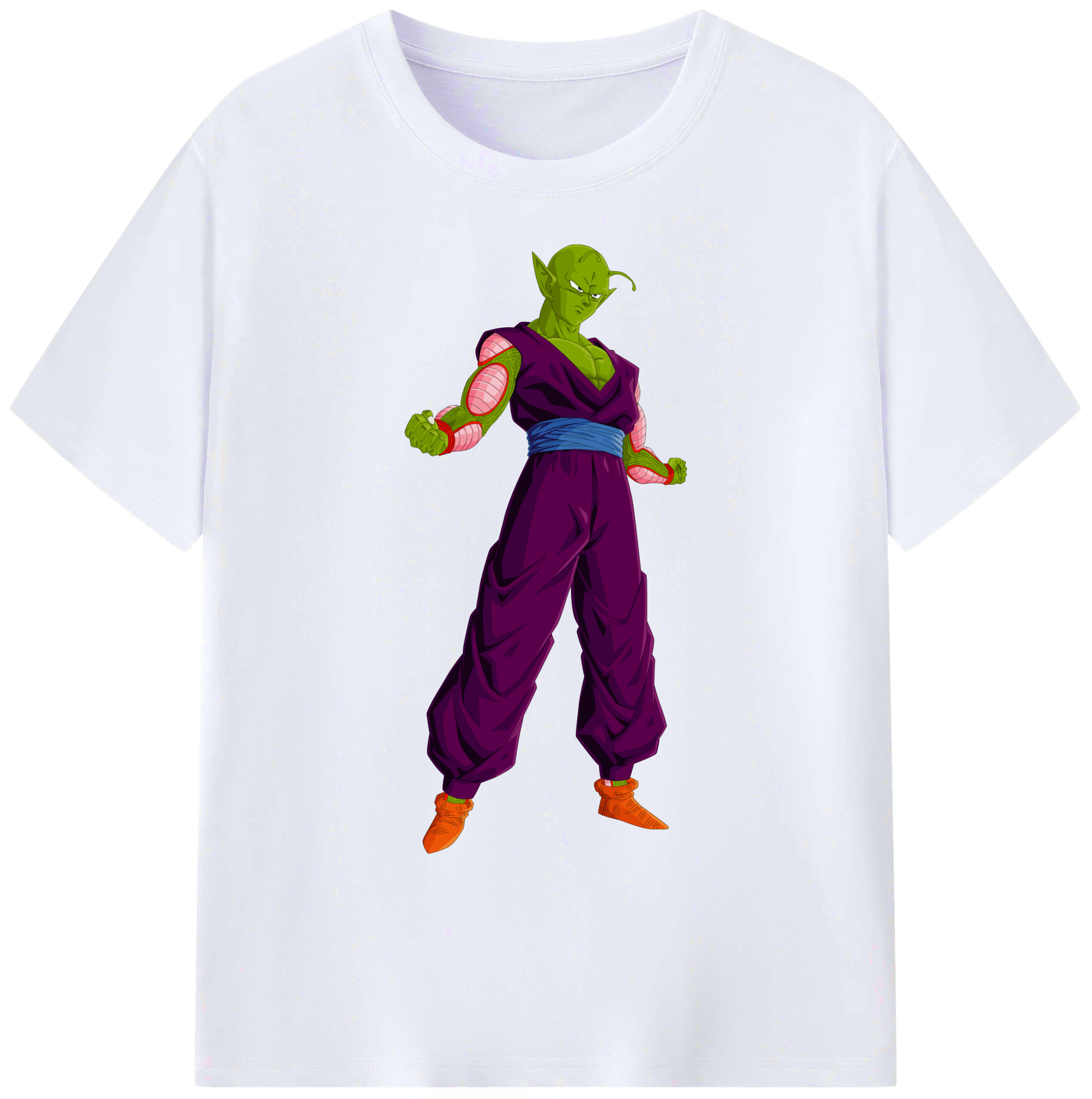 （画像用） ドラゴンボール ピッコロ DRAGON BALL Piccolo 綿100％ メンズ半袖Tシャツ｜肌触りやわらか＆通気性