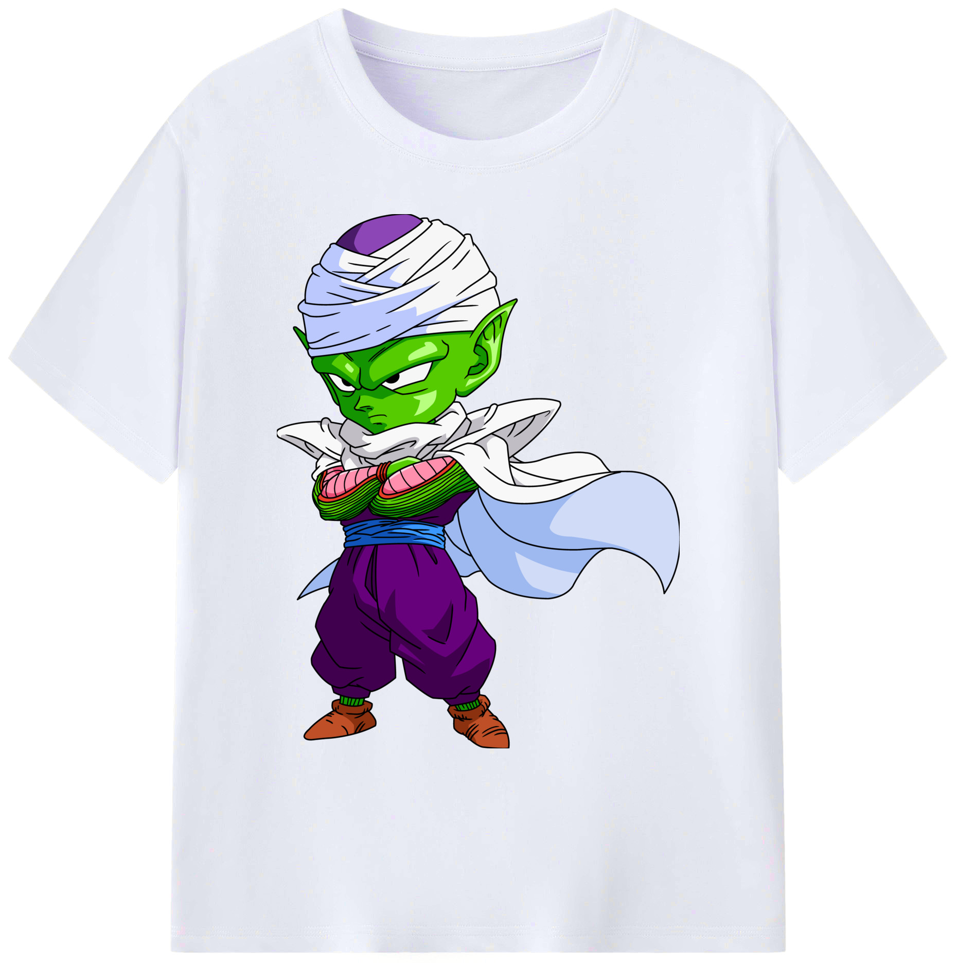 （画像用） ドラゴンボール ピッコロ DRAGON BALL Piccolo 綿100％ メンズ半袖Tシャツ｜肌触りやわらか＆通気性