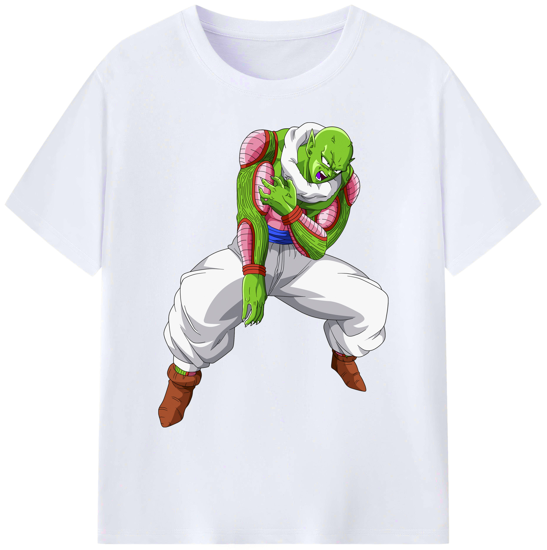 （画像用） ドラゴンボール ピッコロ DRAGON BALL Piccolo 綿100％ メンズ半袖Tシャツ｜肌触りやわらか＆通気性