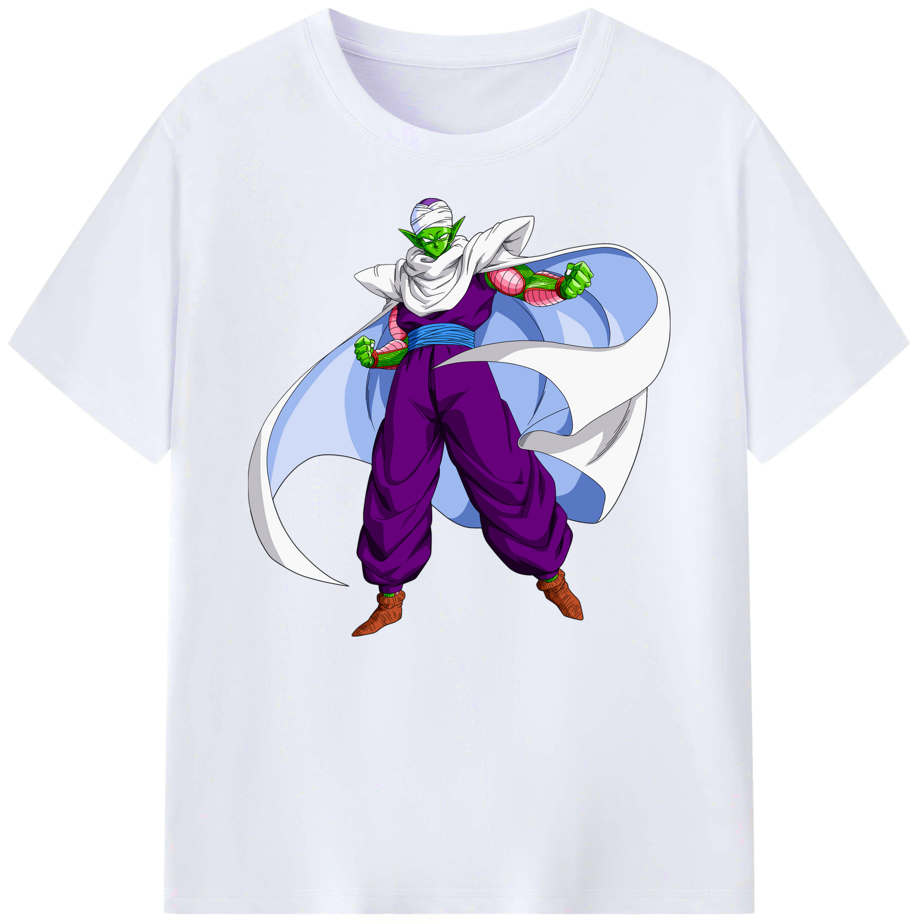 （画像用） ドラゴンボール ピッコロ DRAGON BALL Piccolo 綿100％ メンズ半袖Tシャツ｜肌触りやわらか＆通気性