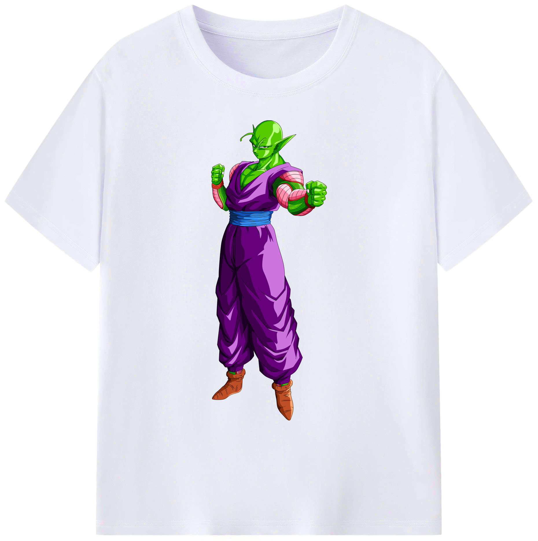 （画像用） ドラゴンボール ピッコロ DRAGON BALL Piccolo 綿100％ メンズ半袖Tシャツ｜肌触りやわらか＆通気性