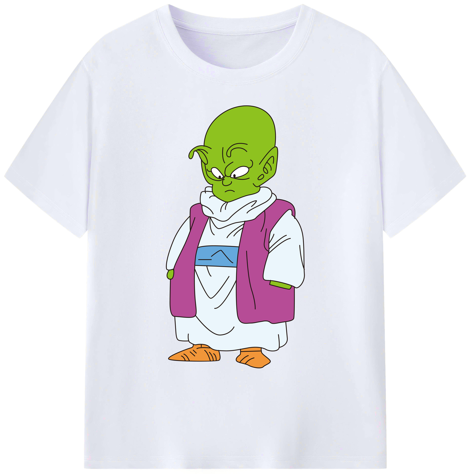 （画像用） ドラゴンボール ピッコロ DRAGON BALL Piccolo 綿100％ メンズ半袖Tシャツ｜肌触りやわらか＆通気性