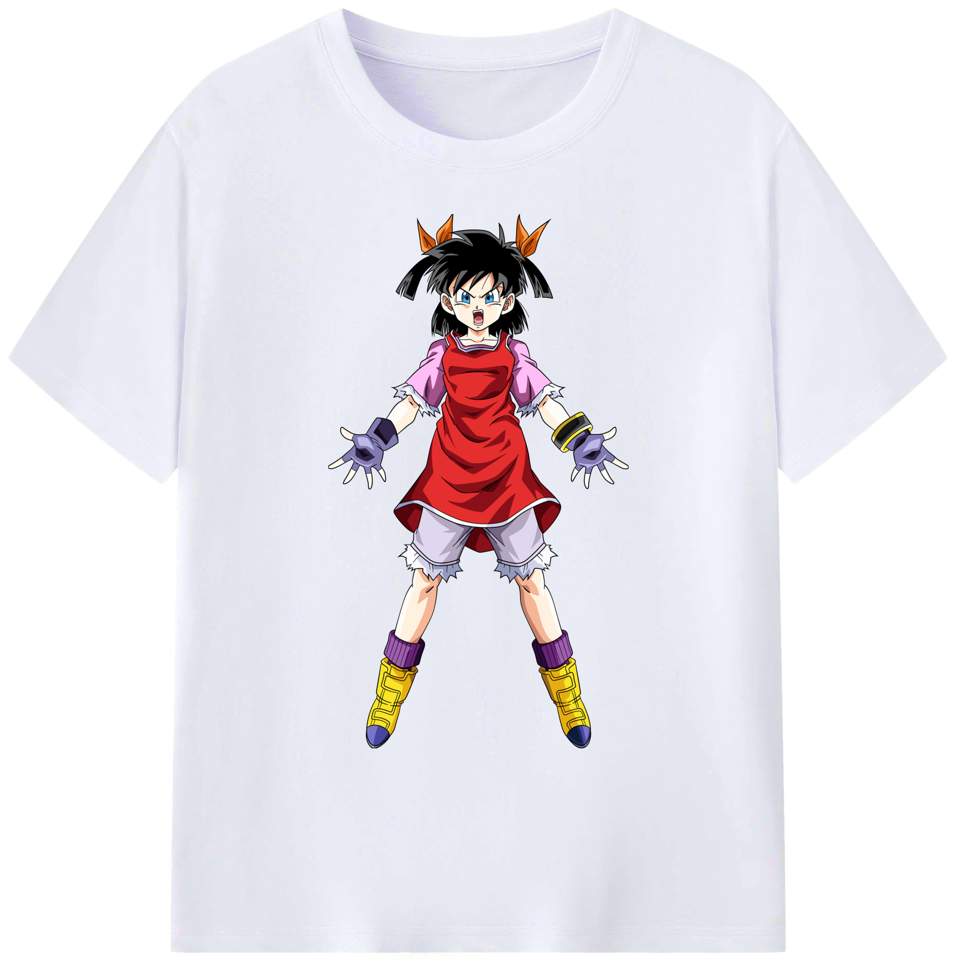 （画像用） ドラゴンボール パン DRAGON BALL Pan 綿100％ メンズ半袖Tシャツ｜肌触りやわらか＆通気性