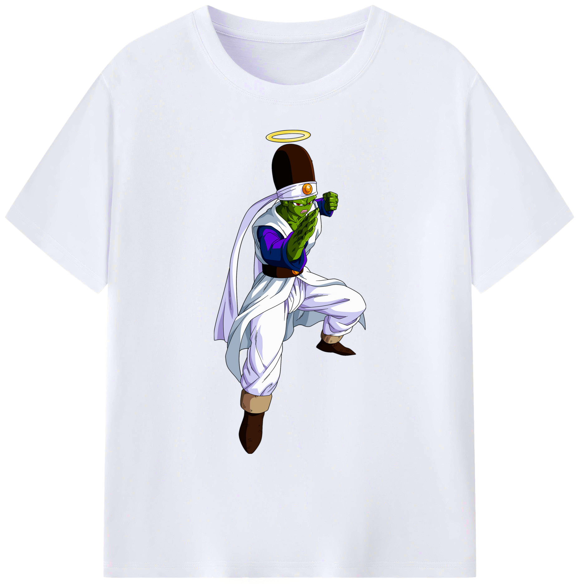 （画像用） ドラゴンボール パイクーハン DRAGON BALL Pikkon 綿100％ メンズ半袖Tシャツ｜肌触りやわらか＆通気性
