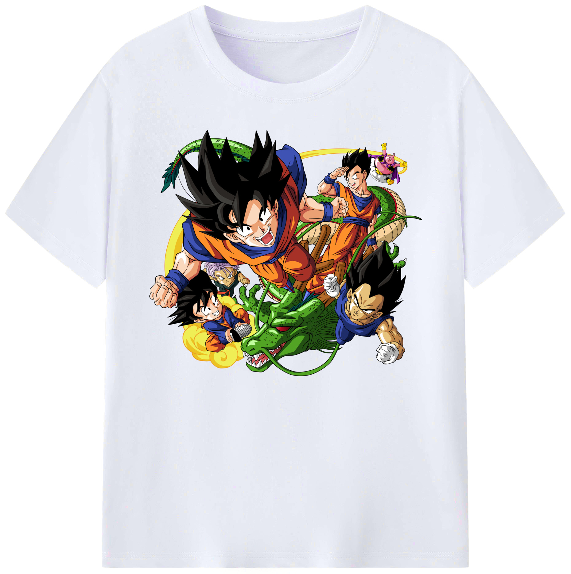 （画像用） ドラゴンボール DRAGON BALL 綿100％ メンズ半袖Tシャツ｜肌触りやわらか＆通気性