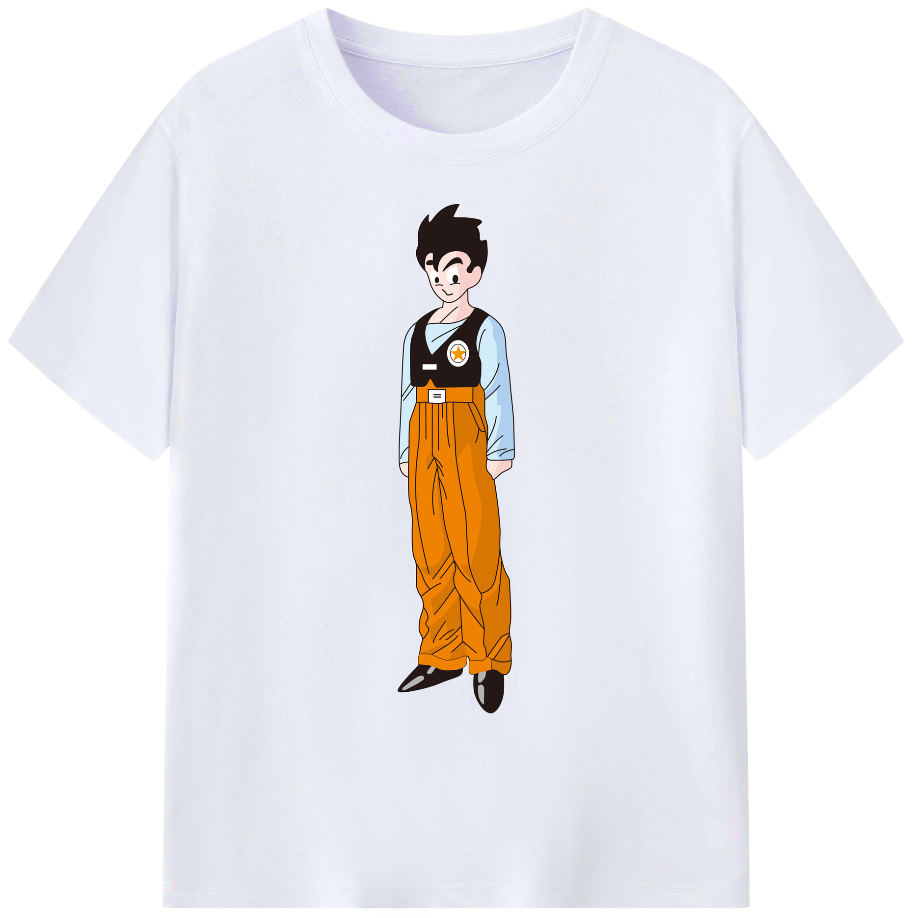 （画像用） ドラゴンボール DRAGON BALL 綿100％ メンズ半袖Tシャツ｜肌触りやわらか＆通気性