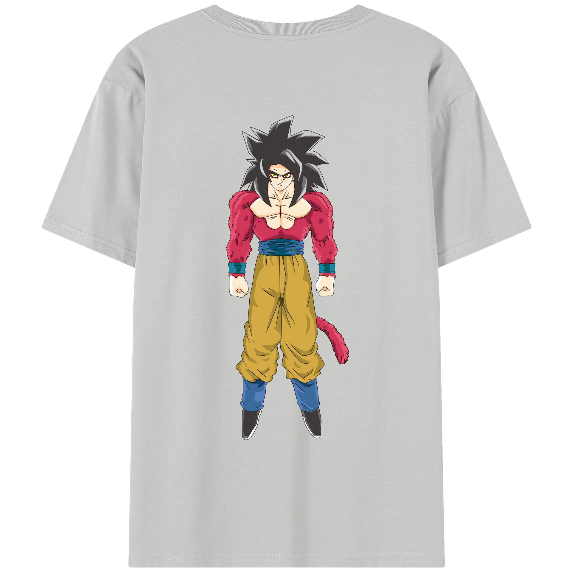 （画像用） ドラゴンボール 孫悟空（そん ごくう）Son Goku カカロット DRAGON BALL Kakarotto レディース半袖Tシャツ(バックプリント)