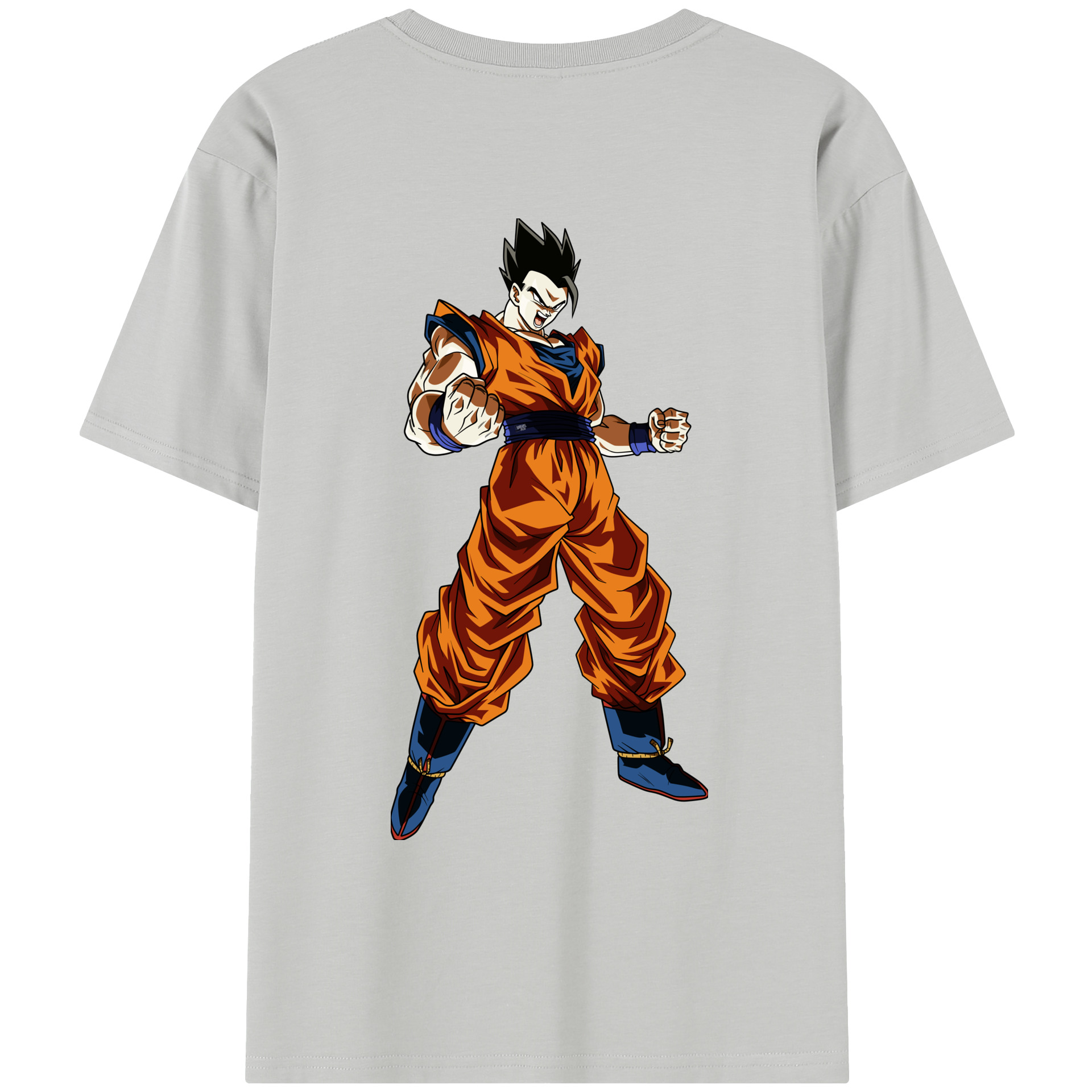 （画像用） ドラゴンボール 孫 悟飯（そんごはん）DRAGON BALL Son Gohan レディース半袖Tシャツ(バックプリント)