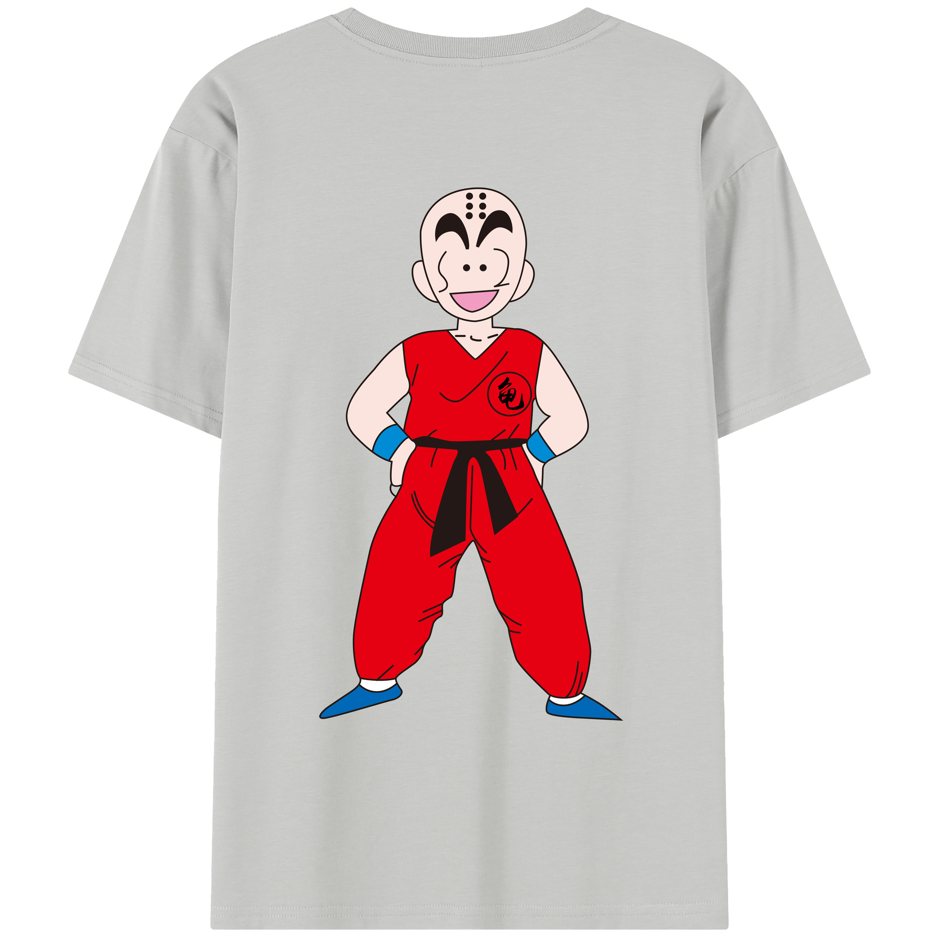 （画像用） ドラゴンボール クリリン DRAGON BALL krillin レディース半袖Tシャツ(バックプリント)