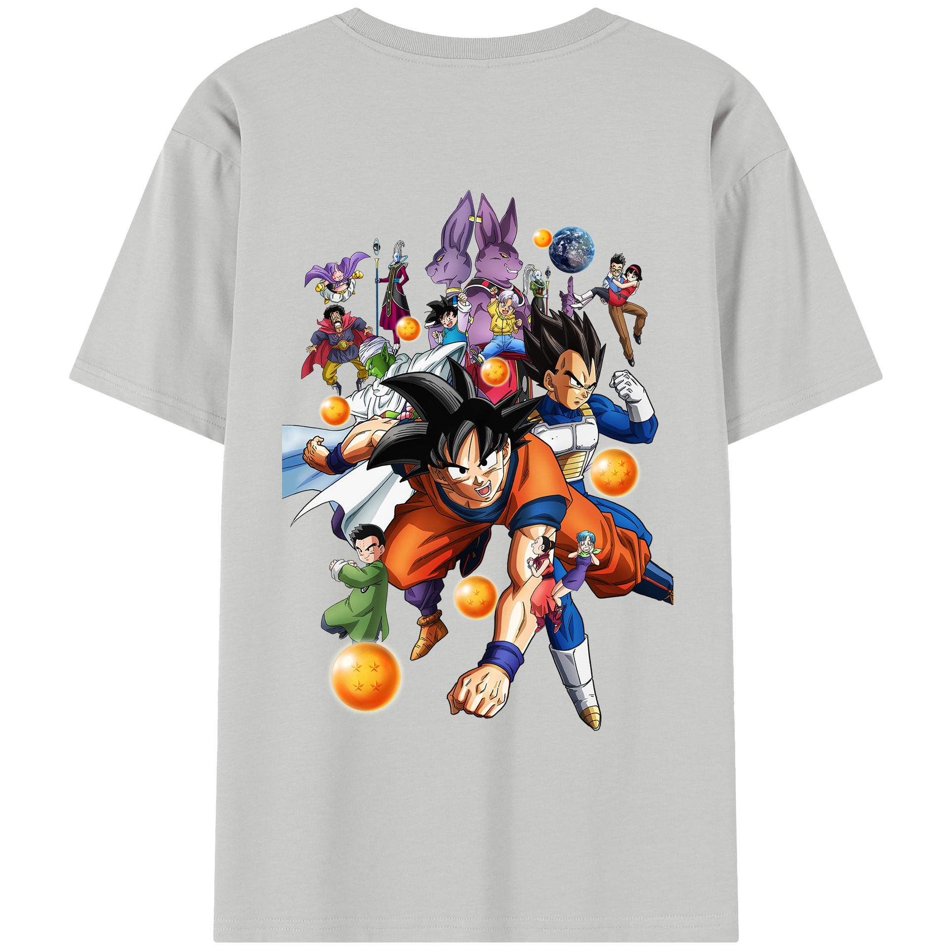 （画像用） ドラゴンボール DRAGON BALL レディース半袖Tシャツ(バックプリント)