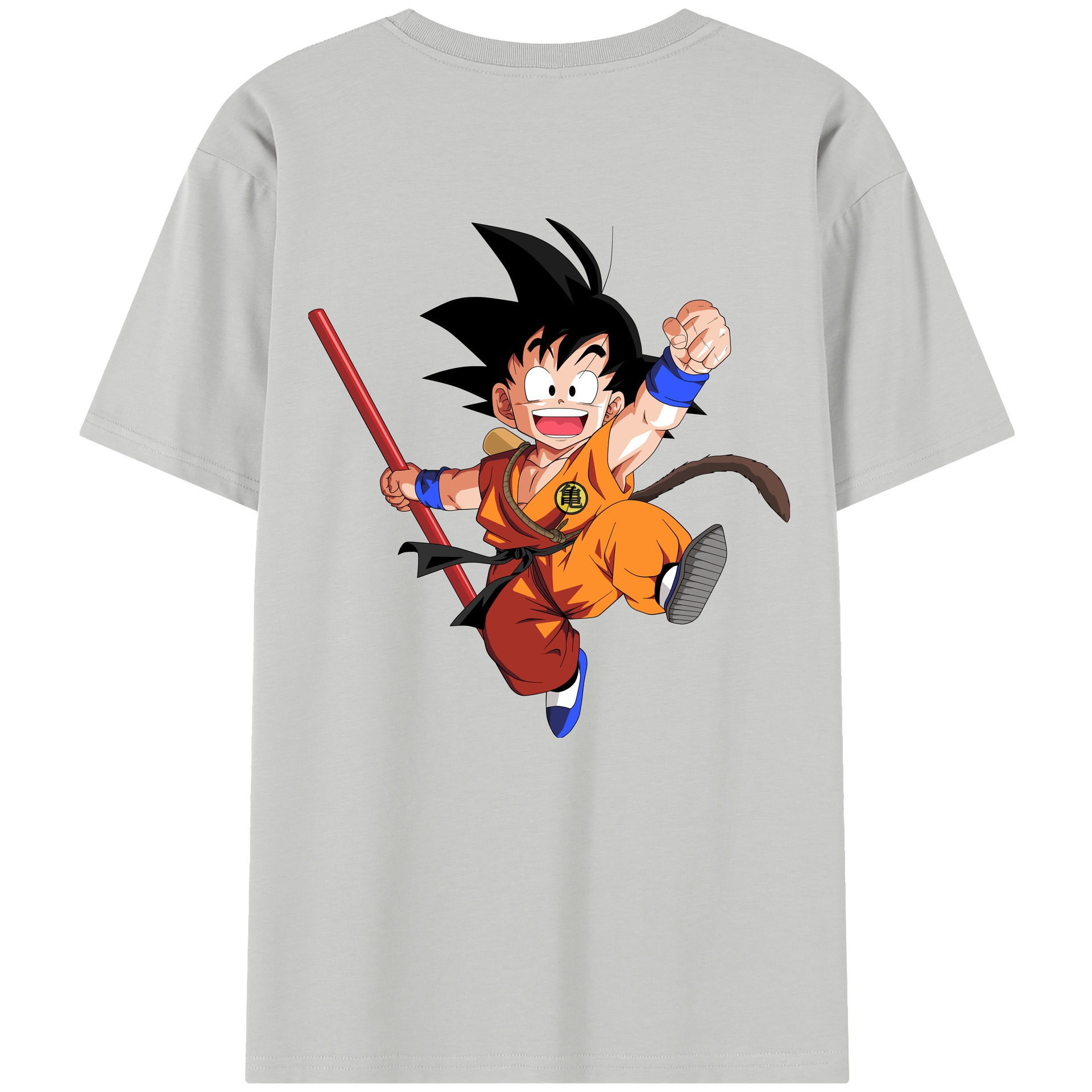 （画像用） ドラゴンボール 孫悟空（そん ごくう）Son Goku カカロット DRAGON BALL Kakarotto レディース半袖Tシャツ(バックプリント)
