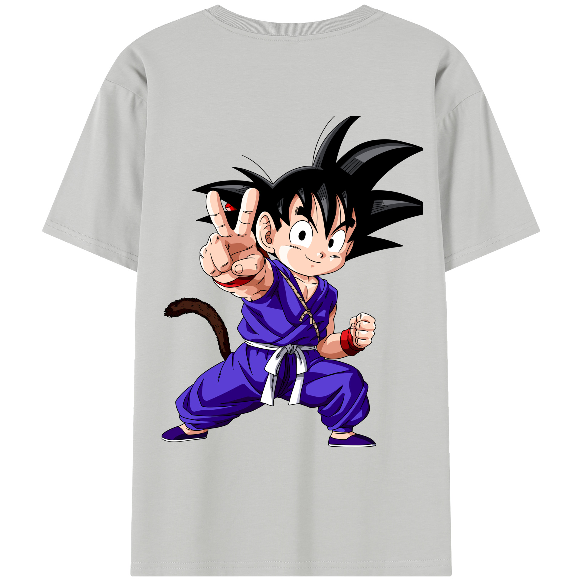 （画像用） ドラゴンボール 孫悟空（そん ごくう）Son Goku カカロット DRAGON BALL Kakarotto レディース半袖Tシャツ(バックプリント)