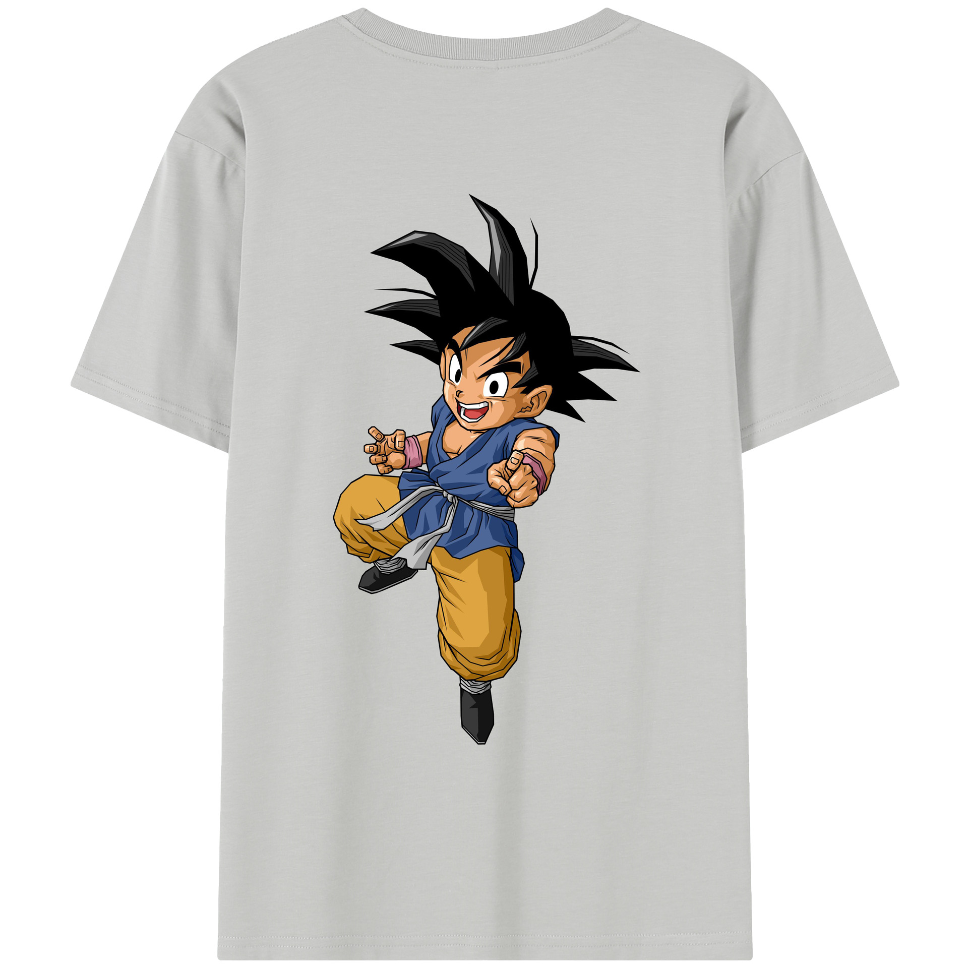 （画像用） ドラゴンボール 孫悟空（そん ごくう）Son Goku カカロット DRAGON BALL Kakarotto レディース半袖Tシャツ(バックプリント)