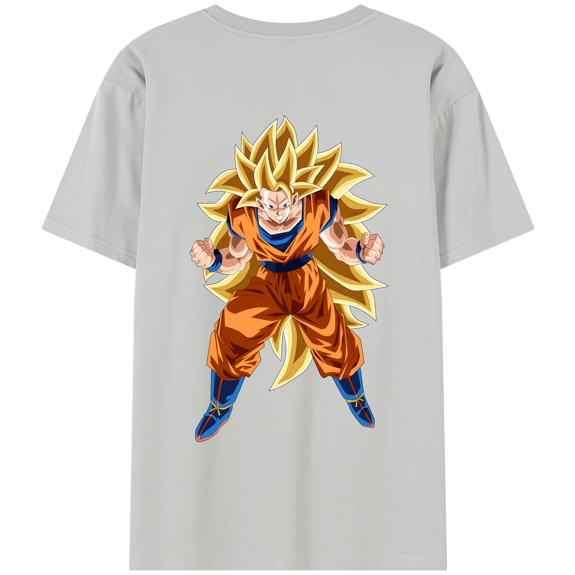 （画像用） ドラゴンボール 孫悟空（そん ごくう）Son Goku カカロット DRAGON BALL Kakarotto レディース半袖Tシャツ(バックプリント)