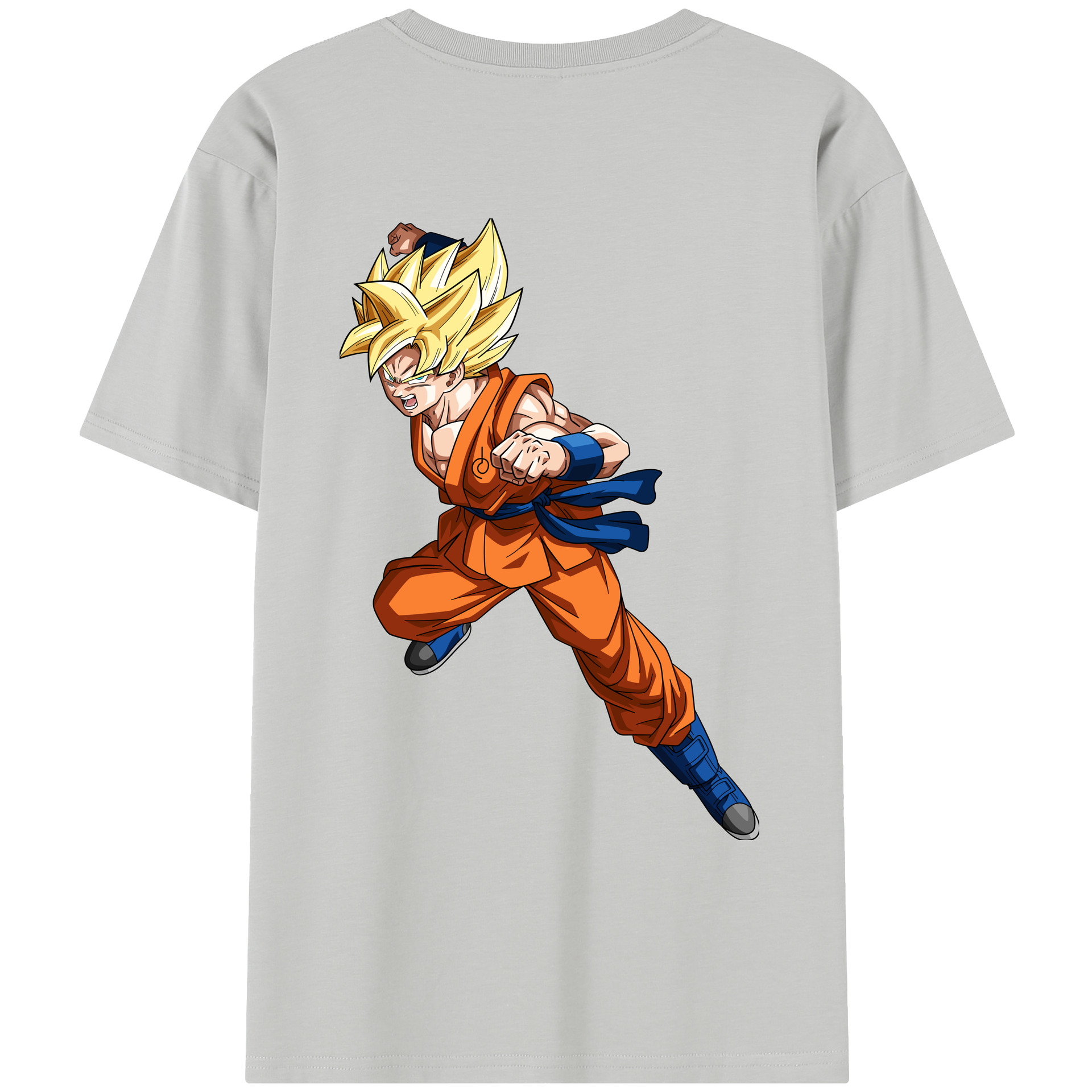 （画像用） ドラゴンボール 孫悟空（そん ごくう）Son Goku カカロット DRAGON BALL Kakarotto レディース半袖Tシャツ(バックプリント)