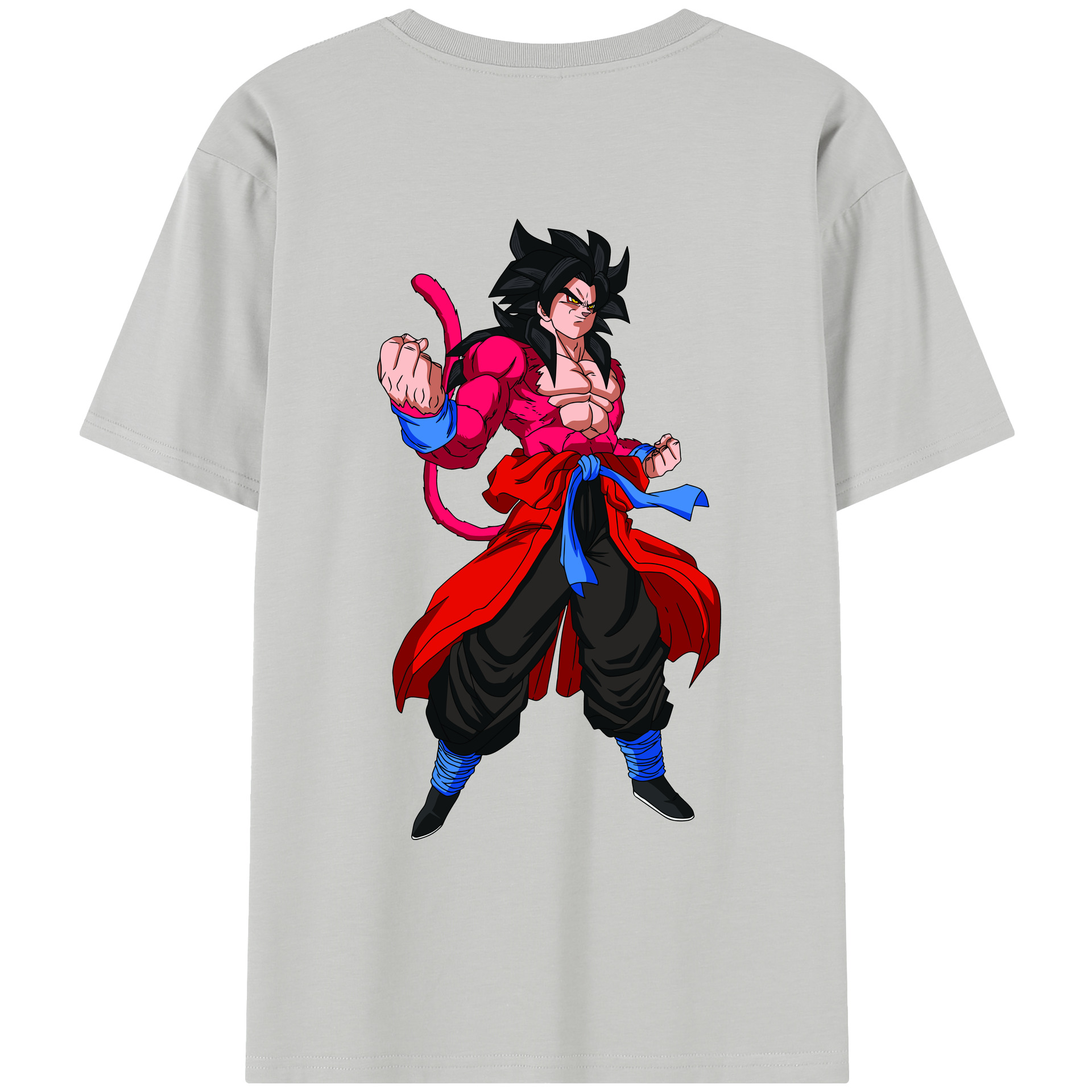 （画像用） ドラゴンボール 孫悟空（そん ごくう）Son Goku カカロット DRAGON BALL Kakarotto レディース半袖Tシャツ(バックプリント)
