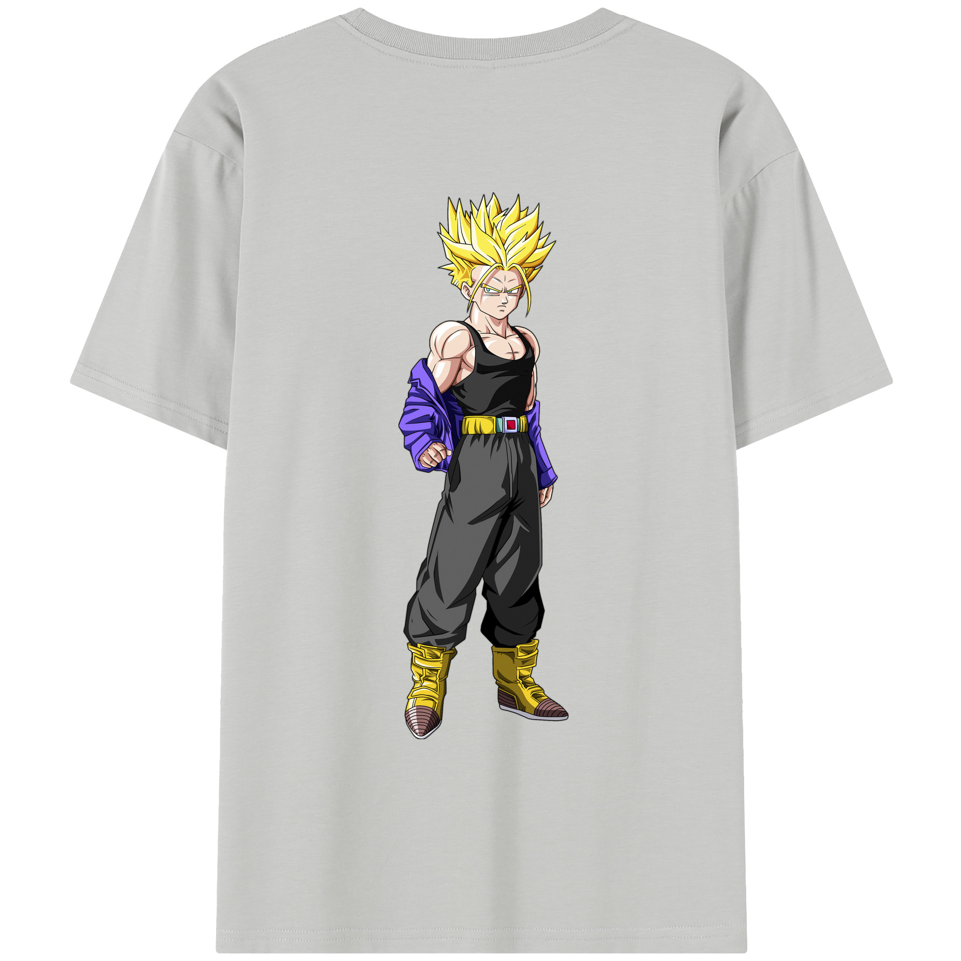 （画像用） ドラゴンボール トランクス（Torankusu）DRAGON BALL Trunks レディース半袖Tシャツ(バックプリント)