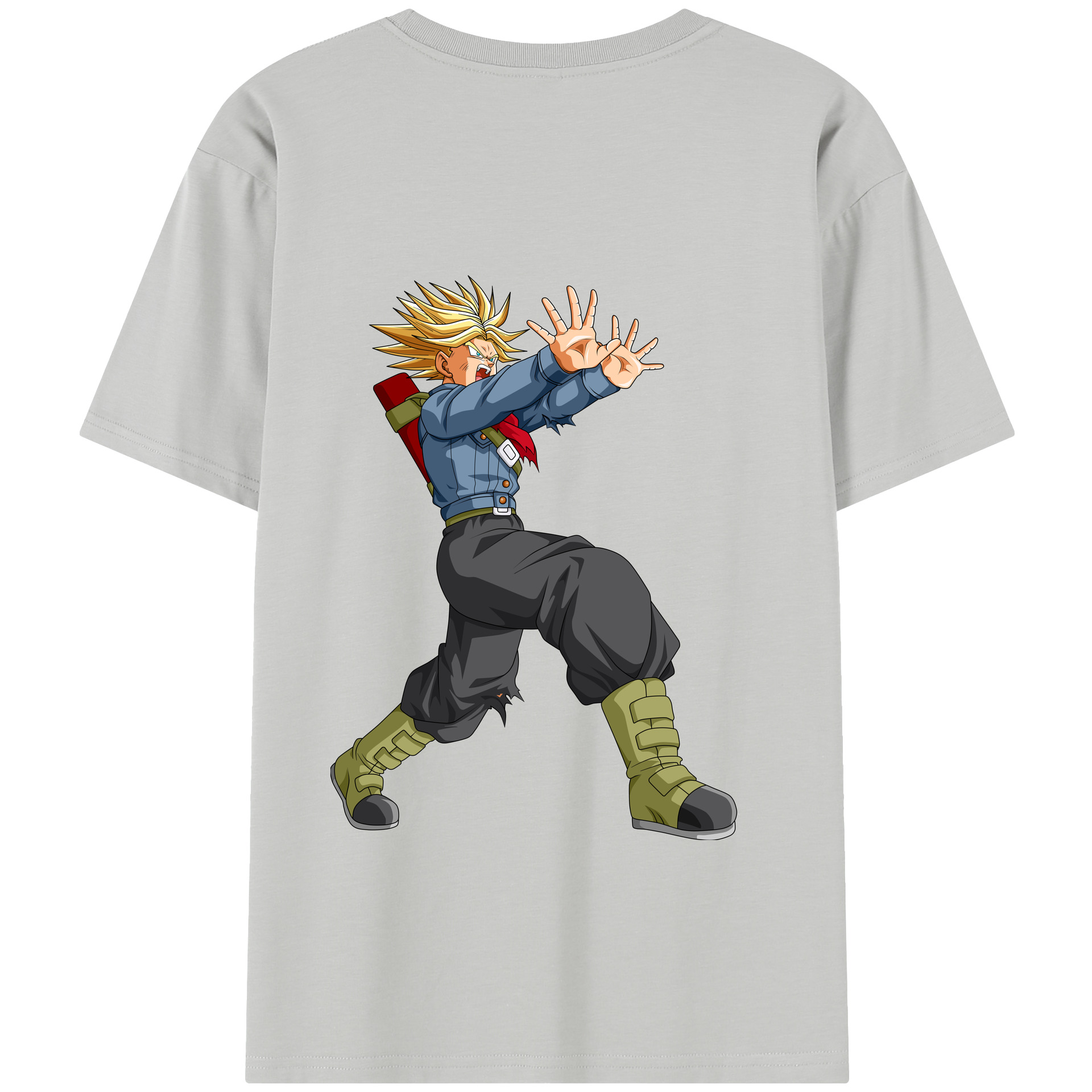 （画像用） ドラゴンボール トランクス（Torankusu）DRAGON BALL Trunks レディース半袖Tシャツ(バックプリント)
