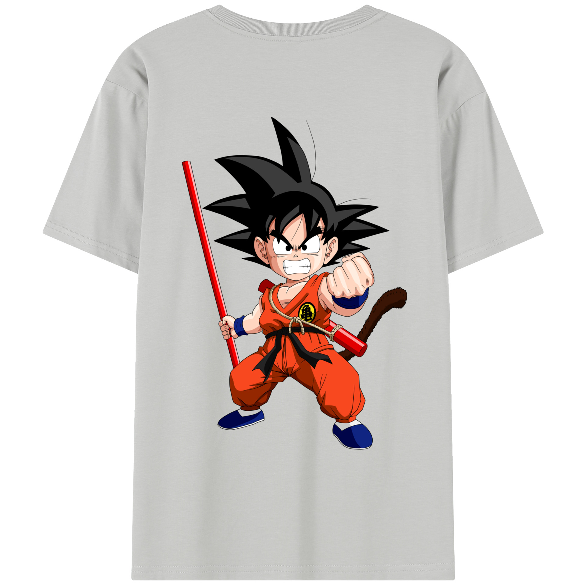 （画像用） ドラゴンボール 孫悟空（そん ごくう）Son Goku カカロット DRAGON BALL Kakarotto レディース半袖Tシャツ(バックプリント)