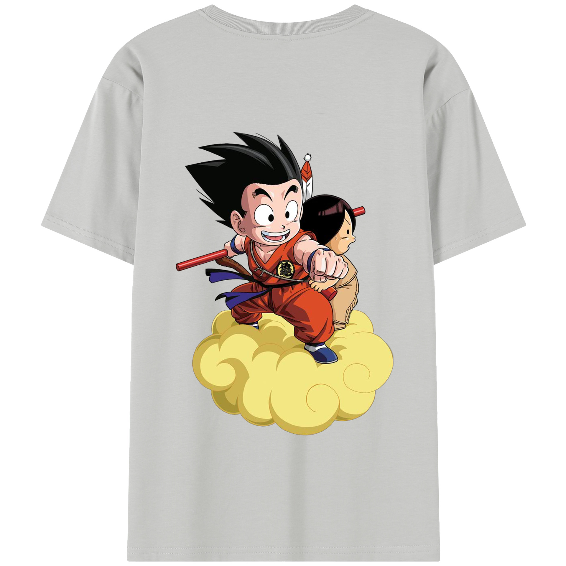 （画像用） ドラゴンボール 孫悟空（そん ごくう）Son Goku カカロット DRAGON BALL Kakarotto レディース半袖Tシャツ(バックプリント)
