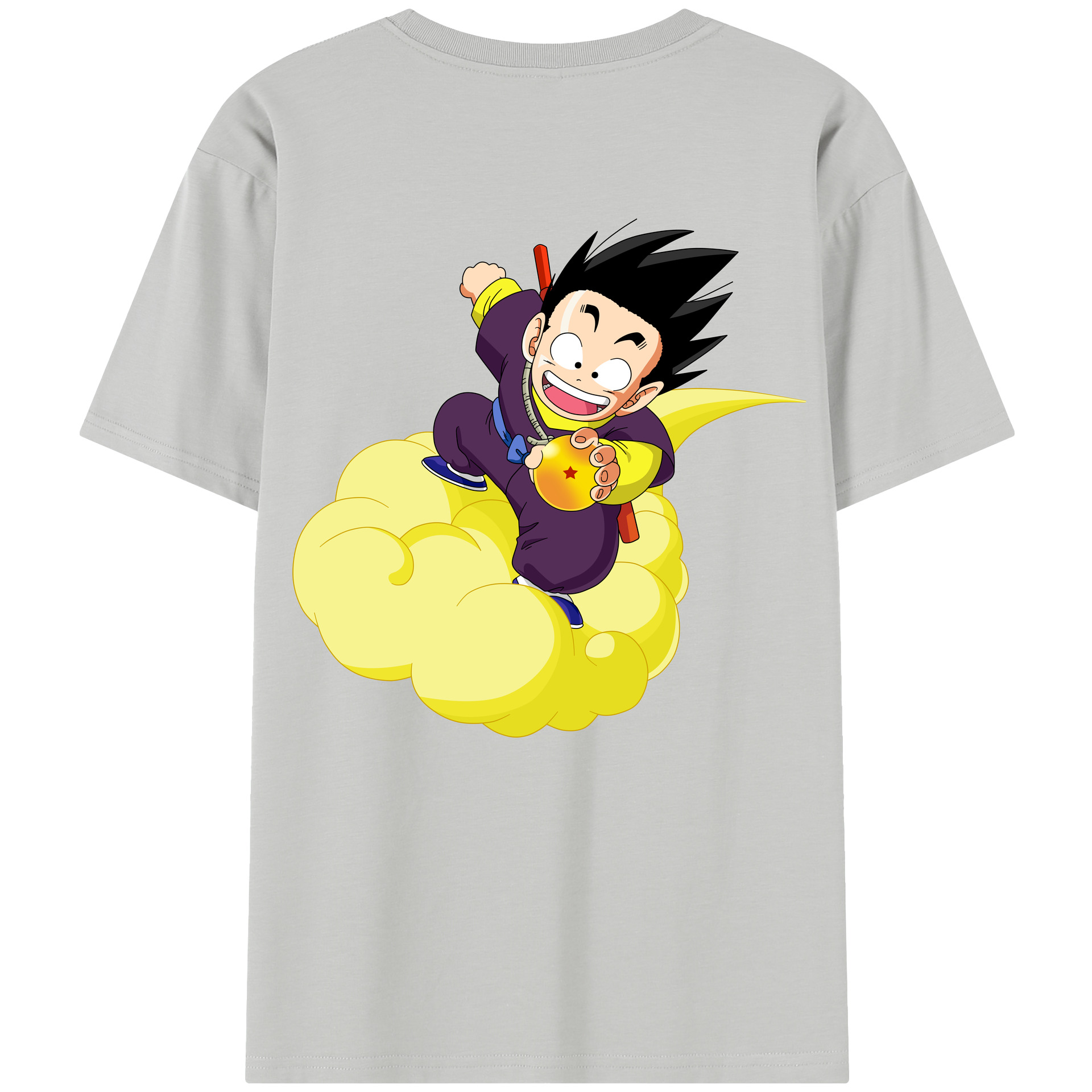 （画像用） ドラゴンボール 孫悟空（そん ごくう）Son Goku カカロット DRAGON BALL Kakarotto レディース半袖Tシャツ(バックプリント)