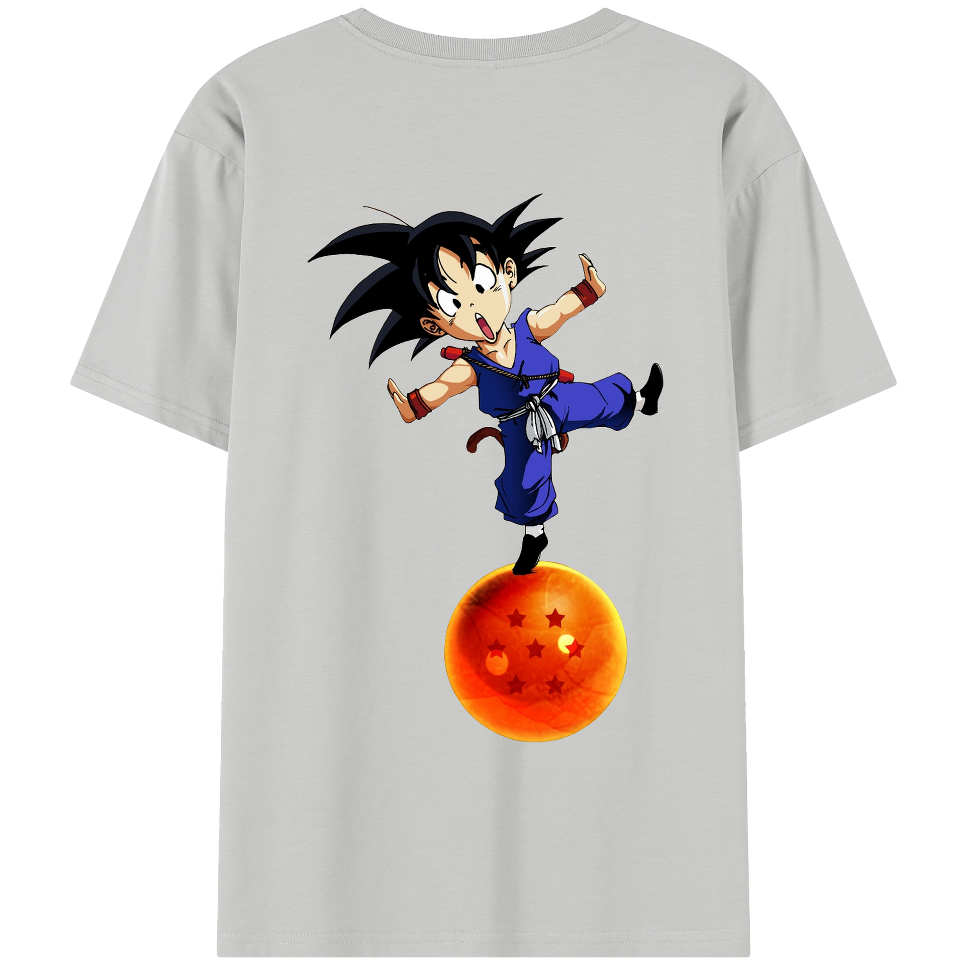 （画像用） ドラゴンボール 孫悟空（そん ごくう）Son Goku カカロット DRAGON BALL Kakarotto レディース半袖Tシャツ(バックプリント)