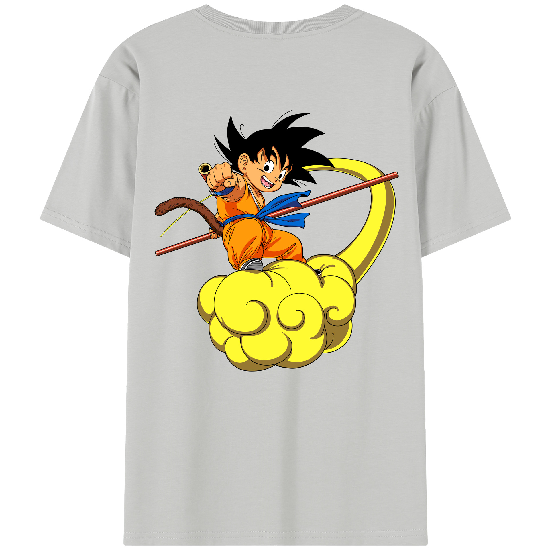 （画像用） ドラゴンボール 孫悟空（そん ごくう）Son Goku カカロット DRAGON BALL Kakarotto レディース半袖Tシャツ(バックプリント)