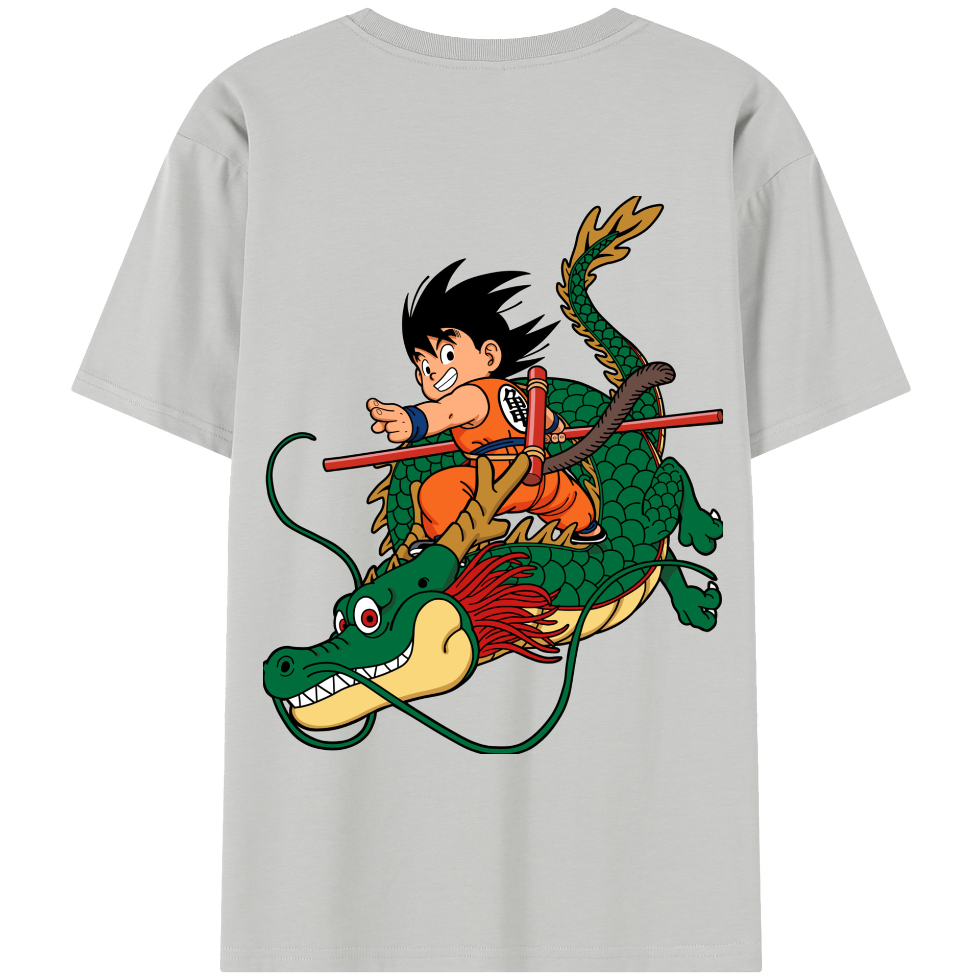 （画像用） ドラゴンボール 孫悟空（そん ごくう）Son Goku カカロット DRAGON BALL Kakarotto レディース半袖Tシャツ(バックプリント)