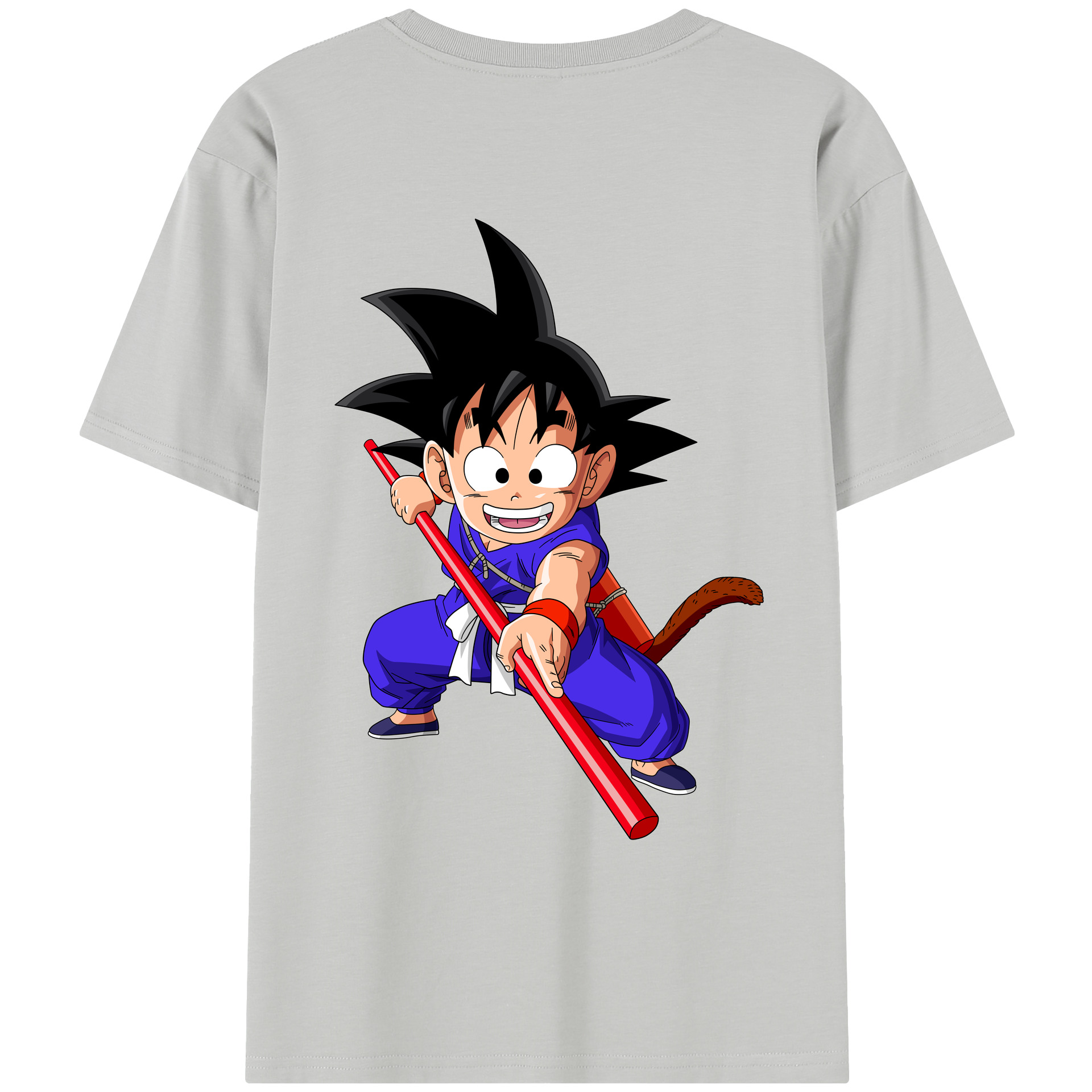 （画像用） ドラゴンボール 孫悟空（そん ごくう）Son Goku カカロット DRAGON BALL Kakarotto レディース半袖Tシャツ(バックプリント)