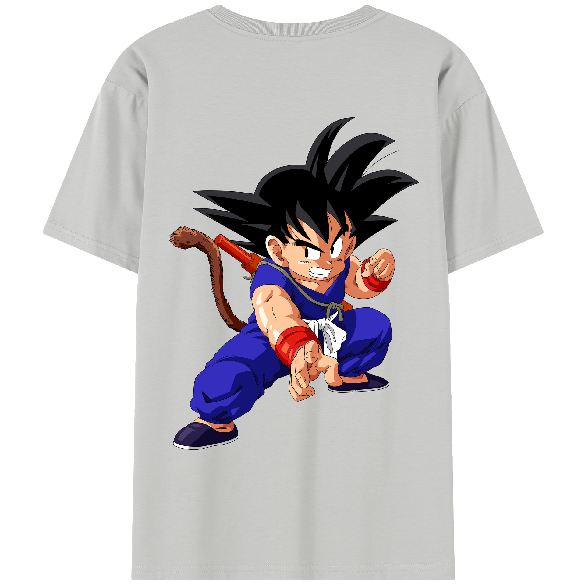 （画像用） ドラゴンボール 孫悟空（そん ごくう）Son Goku カカロット DRAGON BALL Kakarotto レディース半袖Tシャツ(バックプリント)