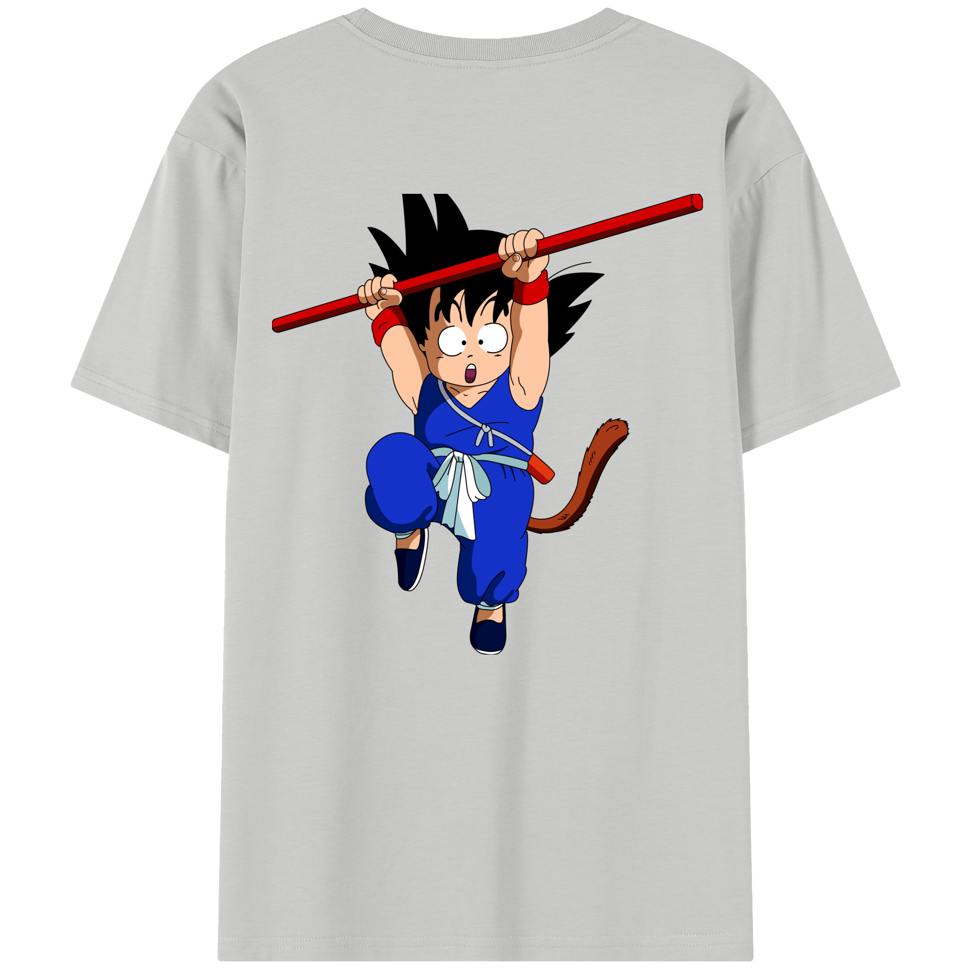 （画像用） ドラゴンボール 孫悟空（そん ごくう）Son Goku カカロット DRAGON BALL Kakarotto レディース半袖Tシャツ(バックプリント)