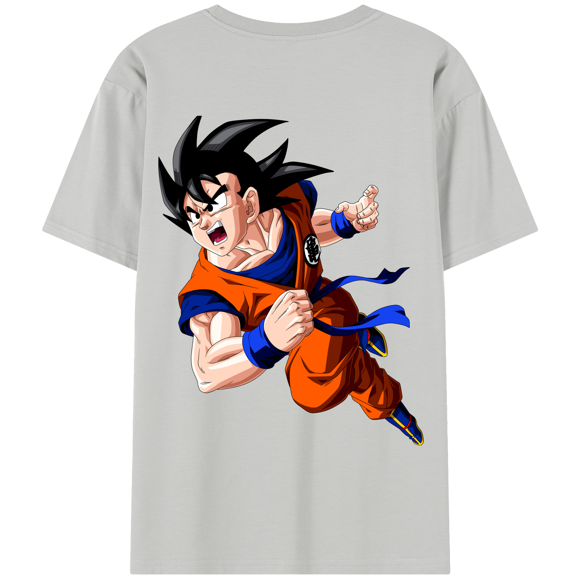 （画像用） ドラゴンボール 孫悟空（そん ごくう）Son Goku カカロット DRAGON BALL Kakarotto レディース半袖Tシャツ(バックプリント)