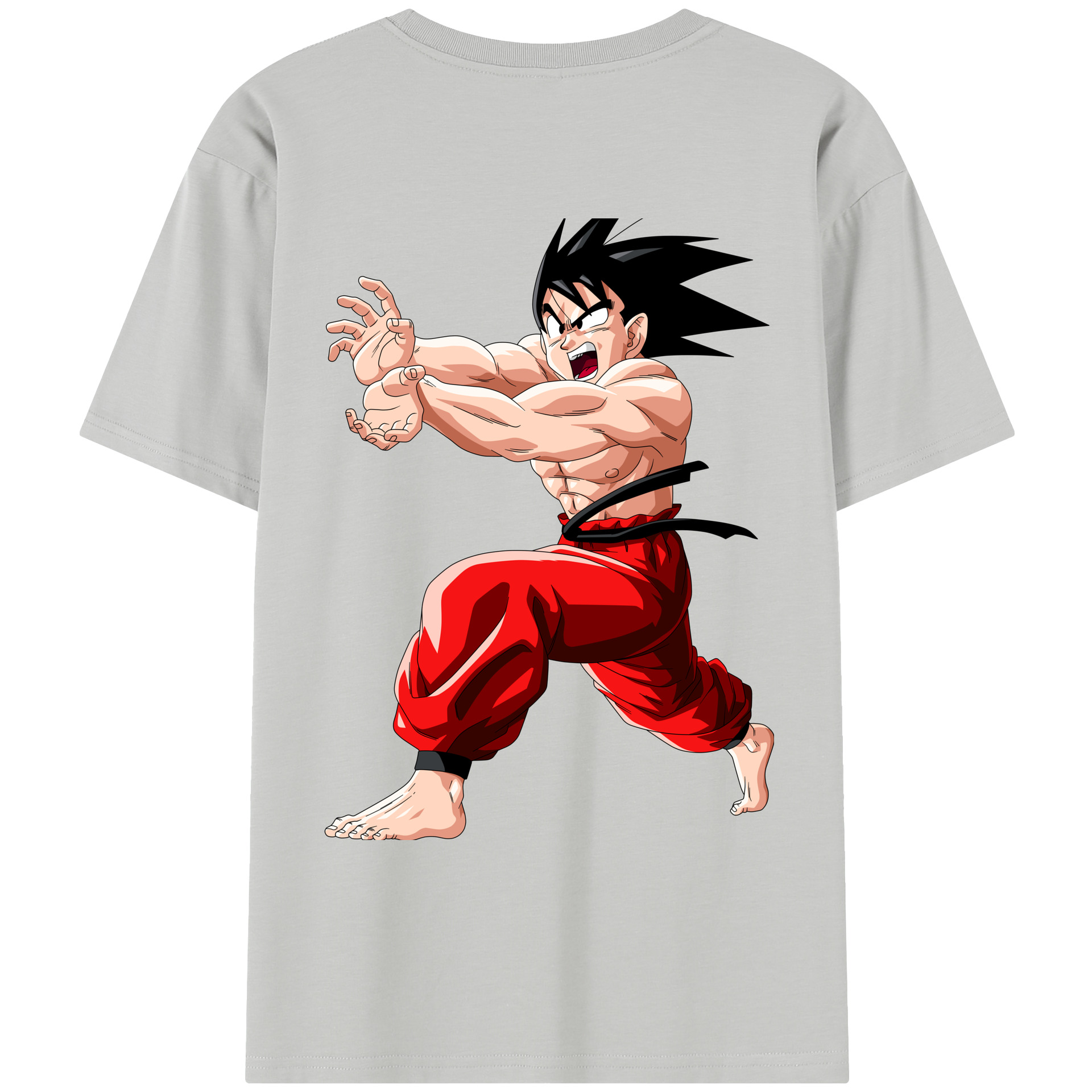 （画像用） ドラゴンボール 孫悟空（そん ごくう）Son Goku カカロット DRAGON BALL Kakarotto レディース半袖Tシャツ(バックプリント)