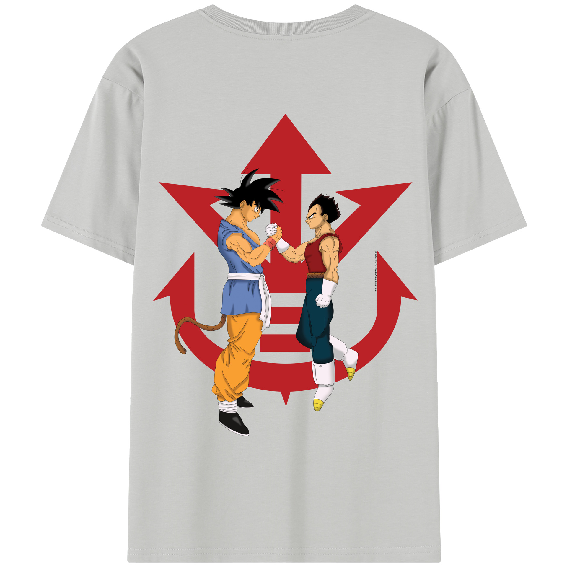 （画像用） ドラゴンボール 孫悟空（そん ごくう）Son Goku カカロット DRAGON BALL Kakarotto レディース半袖Tシャツ(バックプリント)
