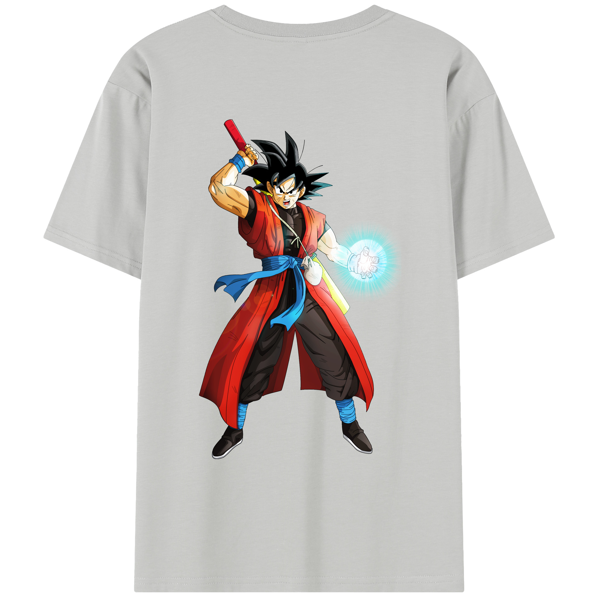 （画像用） ドラゴンボール 孫悟空（そん ごくう）Son Goku カカロット DRAGON BALL Kakarotto レディース半袖Tシャツ(バックプリント)
