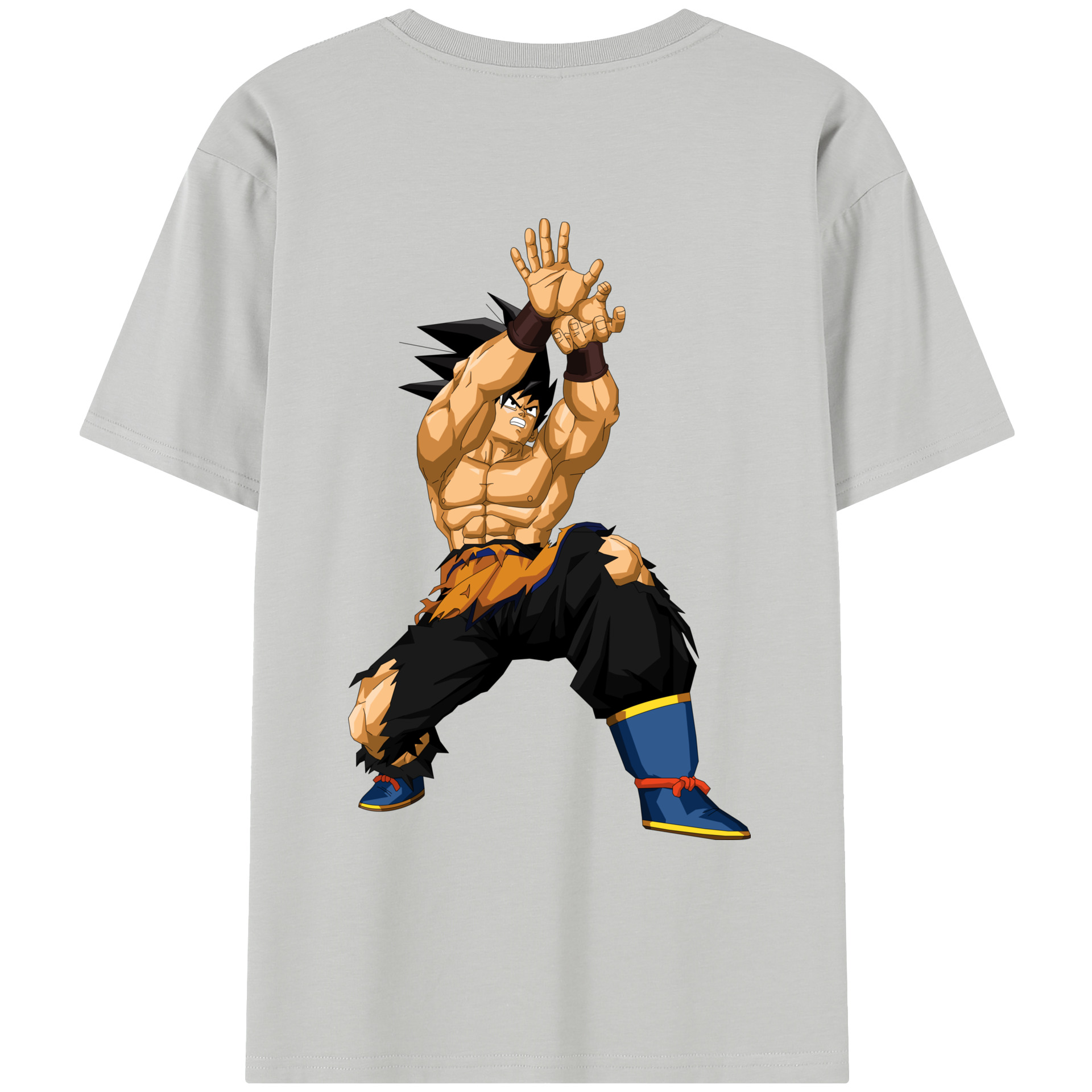 （画像用） ドラゴンボール 孫悟空（そん ごくう）Son Goku カカロット DRAGON BALL Kakarotto レディース半袖Tシャツ(バックプリント)