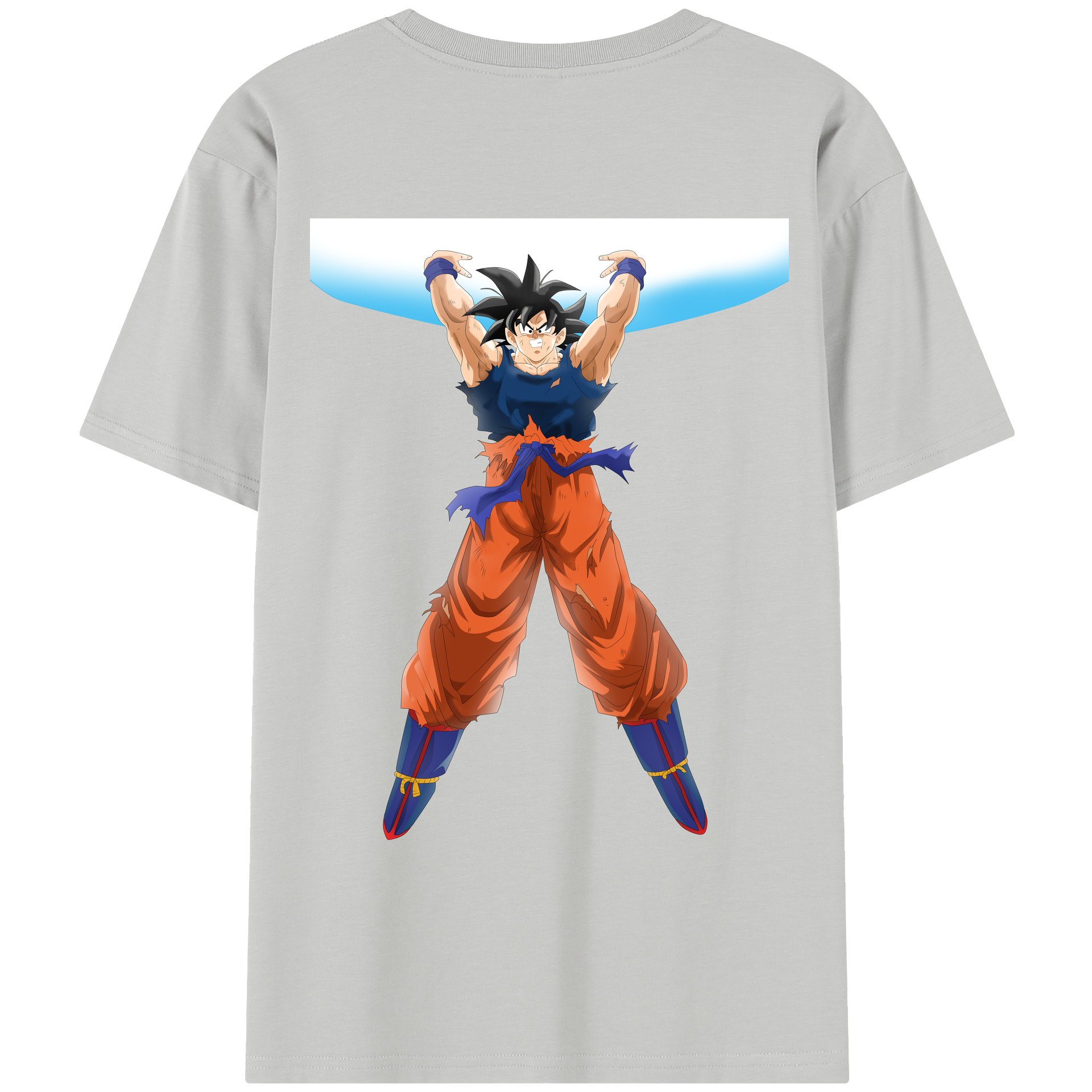 （画像用） ドラゴンボール 孫悟空（そん ごくう）Son Goku カカロット DRAGON BALL Kakarotto レディース半袖Tシャツ(バックプリント)