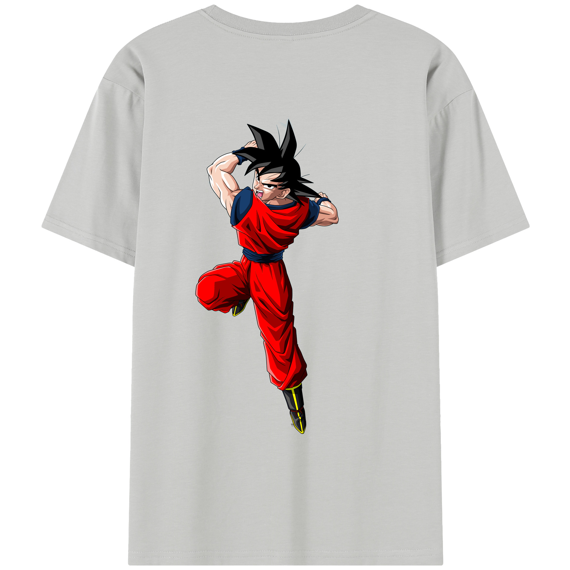 （画像用） ドラゴンボール 孫悟空（そん ごくう）Son Goku カカロット DRAGON BALL Kakarotto レディース半袖Tシャツ(バックプリント)