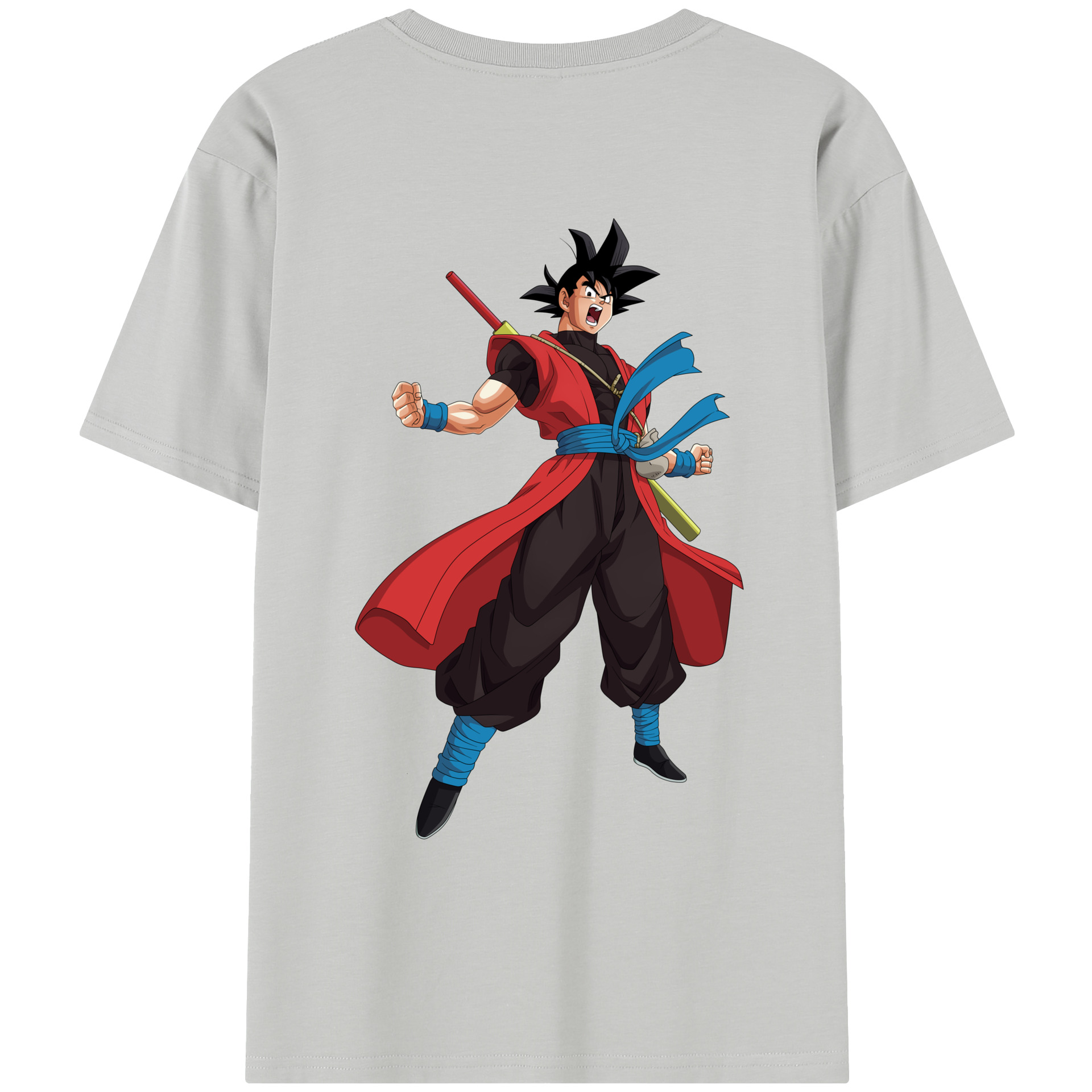 （画像用） ドラゴンボール 孫悟空（そん ごくう）Son Goku カカロット DRAGON BALL Kakarotto レディース半袖Tシャツ(バックプリント)