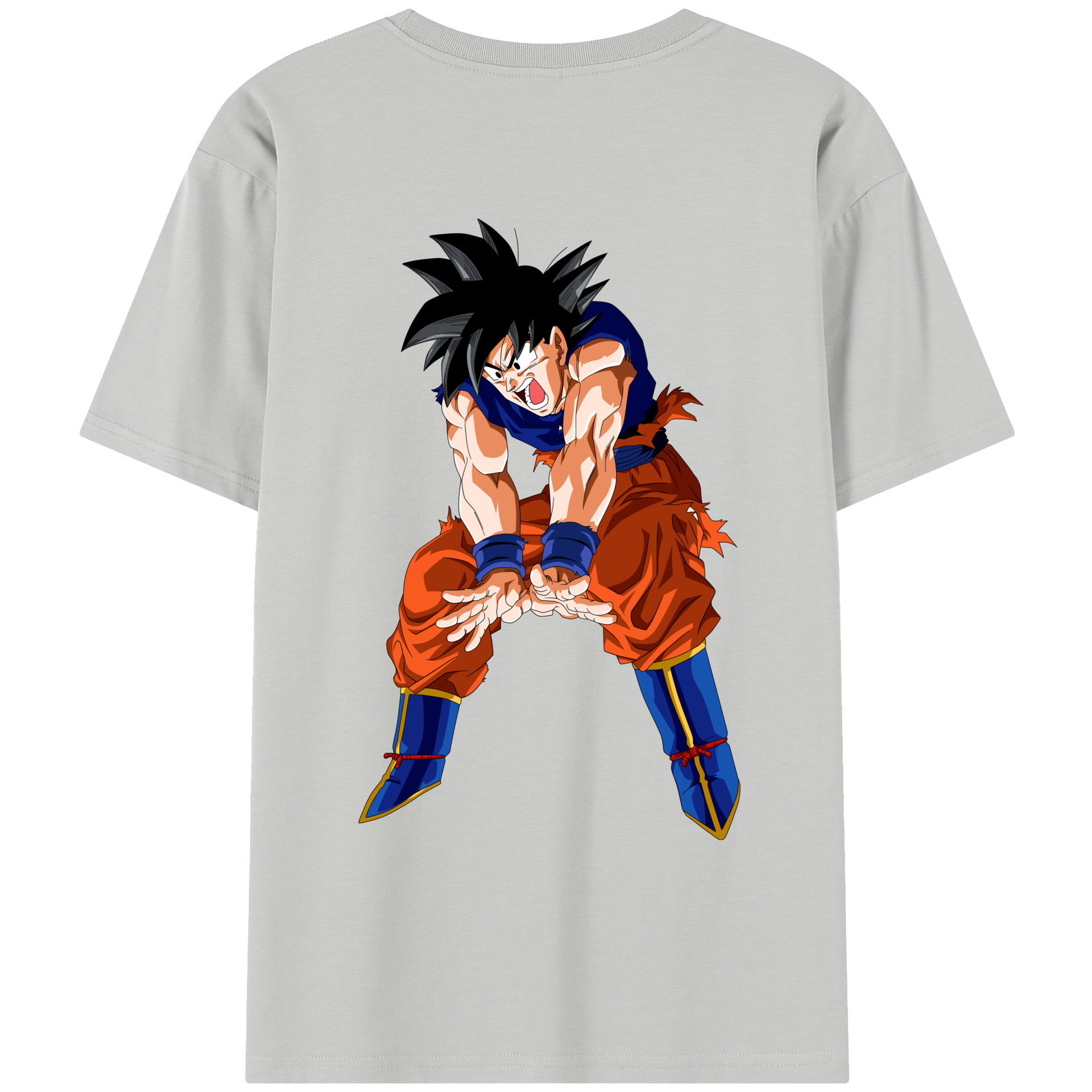 （画像用） ドラゴンボール 孫悟空（そん ごくう）Son Goku カカロット DRAGON BALL Kakarotto レディース半袖Tシャツ(バックプリント)
