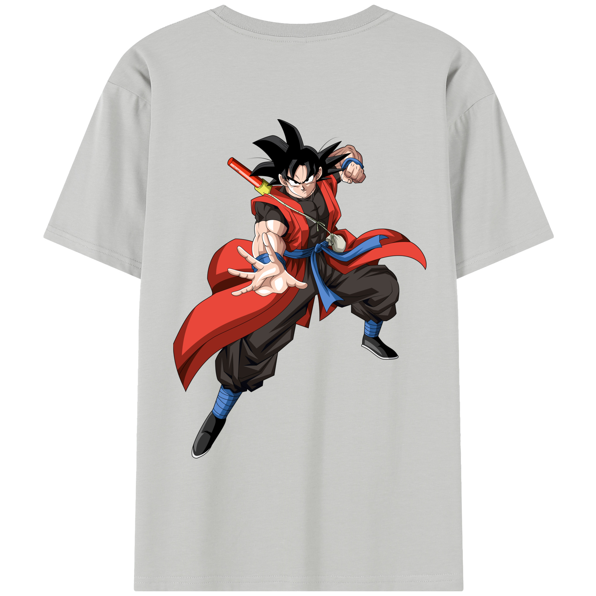 （画像用） ドラゴンボール 孫悟空（そん ごくう）Son Goku カカロット DRAGON BALL Kakarotto レディース半袖Tシャツ(バックプリント)