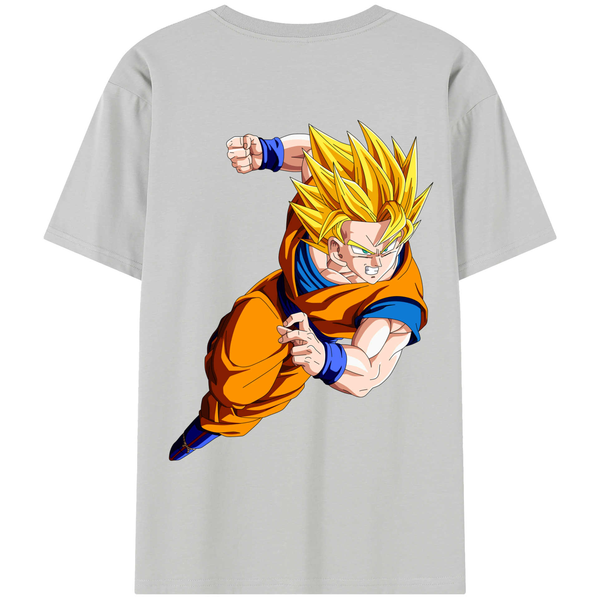 （画像用） ドラゴンボール 孫悟空（そん ごくう）Son Goku カカロット DRAGON BALL Kakarotto レディース半袖Tシャツ(バックプリント)