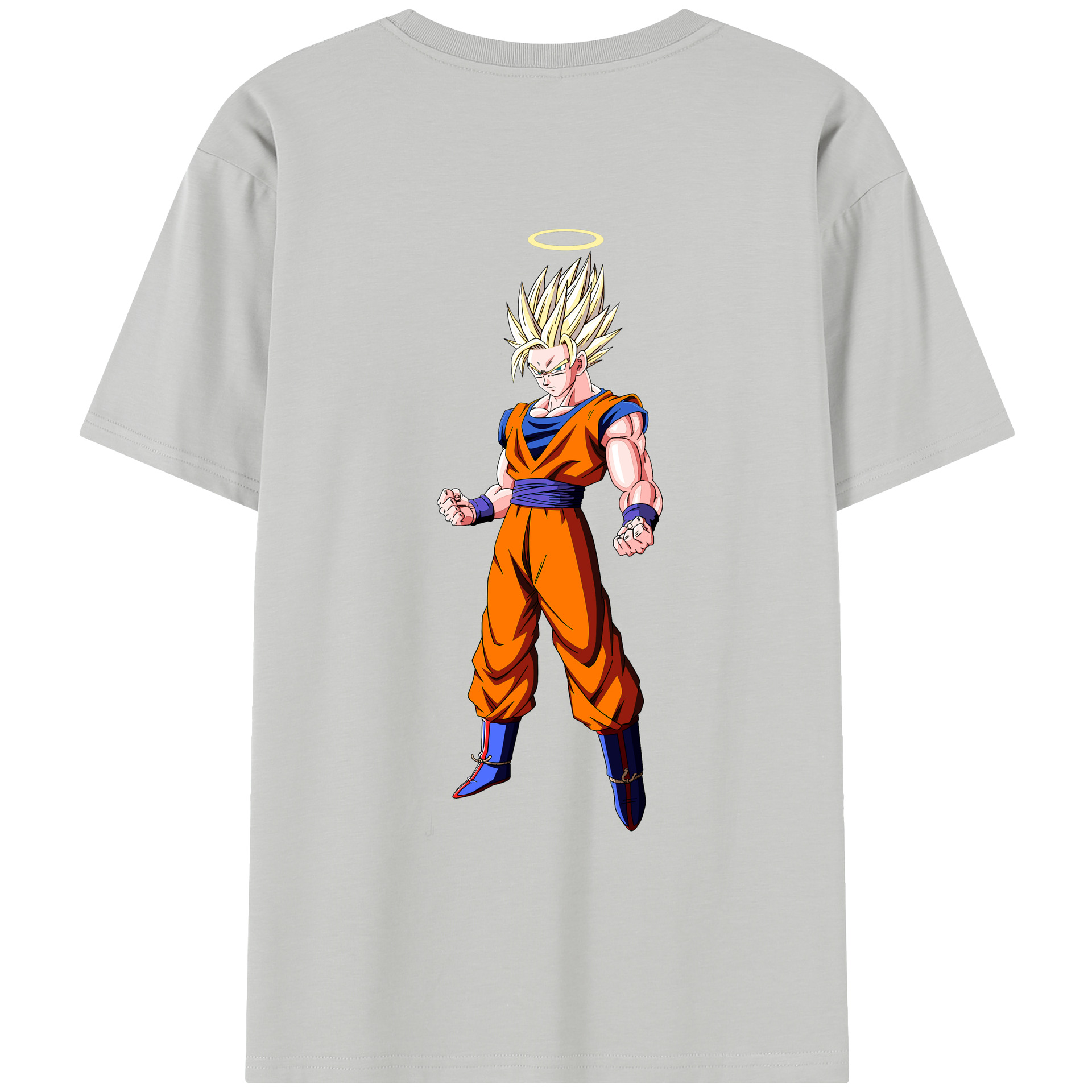 （画像用） ドラゴンボール 孫悟空（そん ごくう）Son Goku カカロット DRAGON BALL Kakarotto レディース半袖Tシャツ(バックプリント)