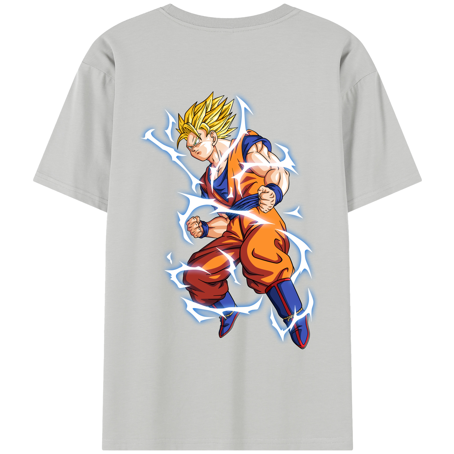（画像用） ドラゴンボール 孫悟空（そん ごくう）Son Goku カカロット DRAGON BALL Kakarotto レディース半袖Tシャツ(バックプリント)