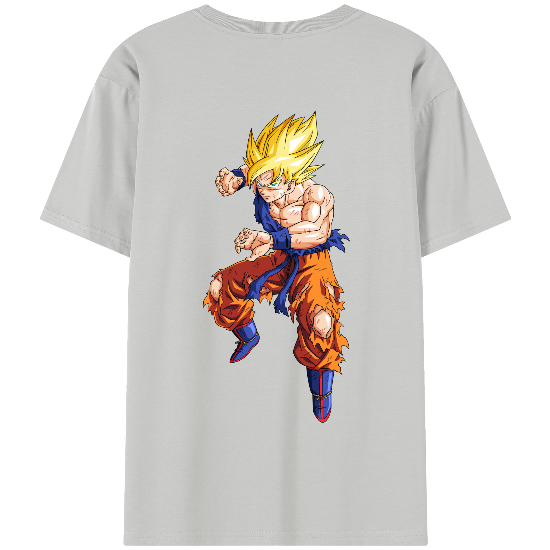 （画像用） ドラゴンボール 孫悟空（そん ごくう）Son Goku カカロット DRAGON BALL Kakarotto レディース半袖Tシャツ(バックプリント)