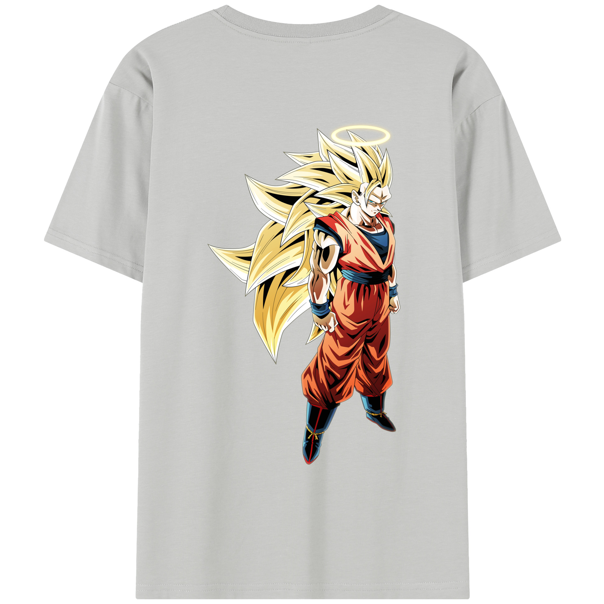 （画像用） ドラゴンボール 孫悟空（そん ごくう）Son Goku カカロット DRAGON BALL Kakarotto レディース半袖Tシャツ(バックプリント)