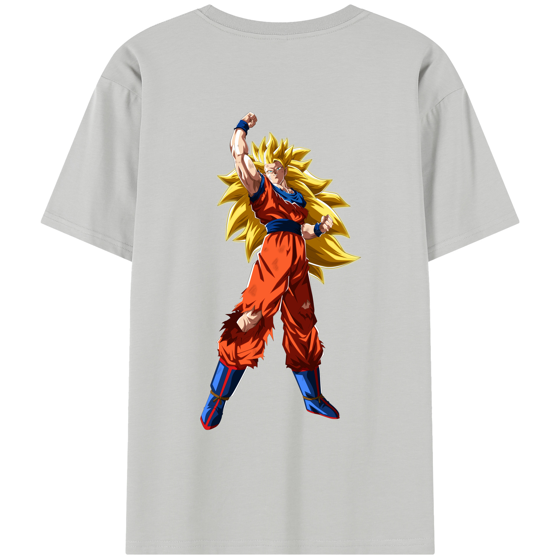 （画像用） ドラゴンボール 孫悟空（そん ごくう）Son Goku カカロット DRAGON BALL Kakarotto レディース半袖Tシャツ(バックプリント)