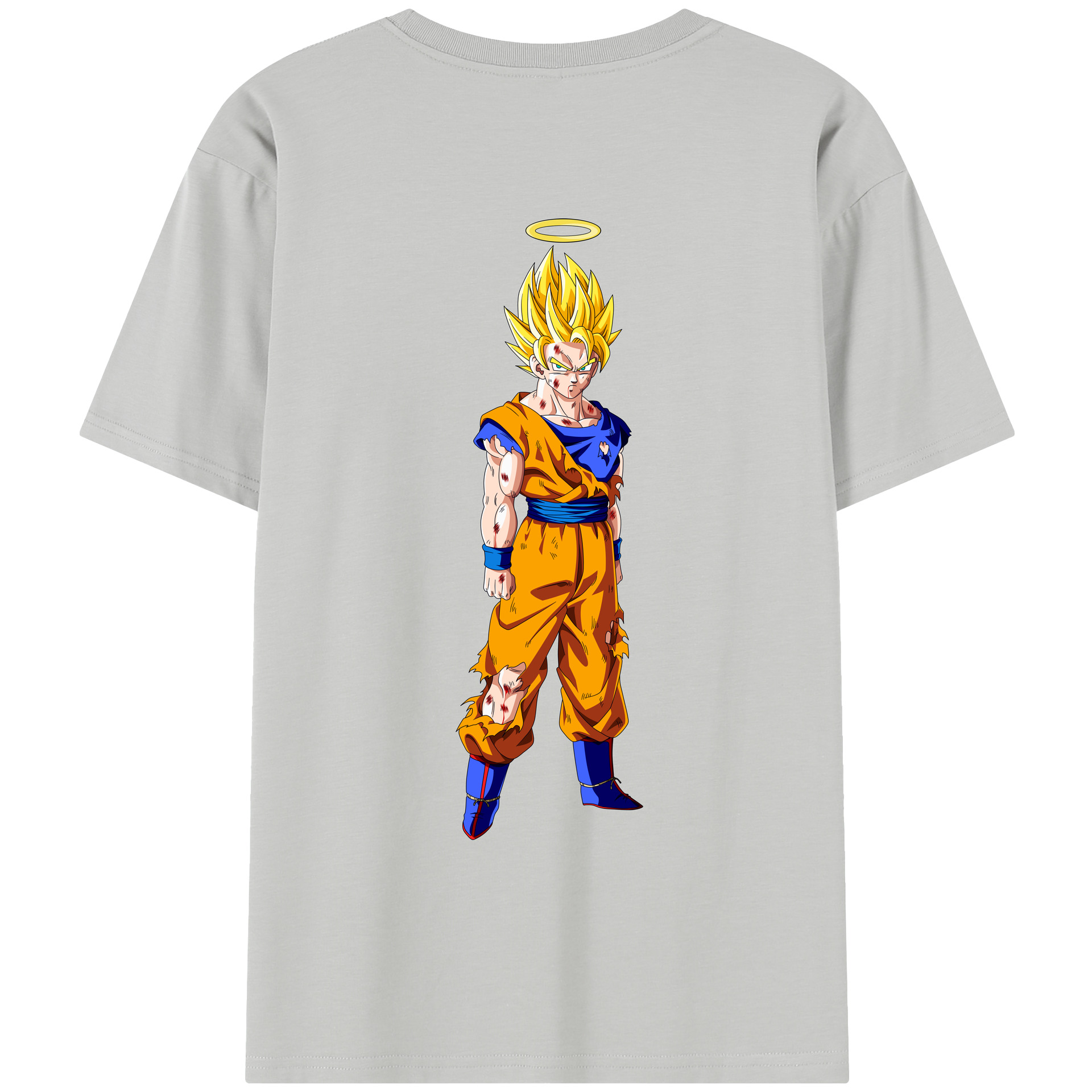 （画像用） ドラゴンボール 孫悟空（そん ごくう）Son Goku カカロット DRAGON BALL Kakarotto レディース半袖Tシャツ(バックプリント)